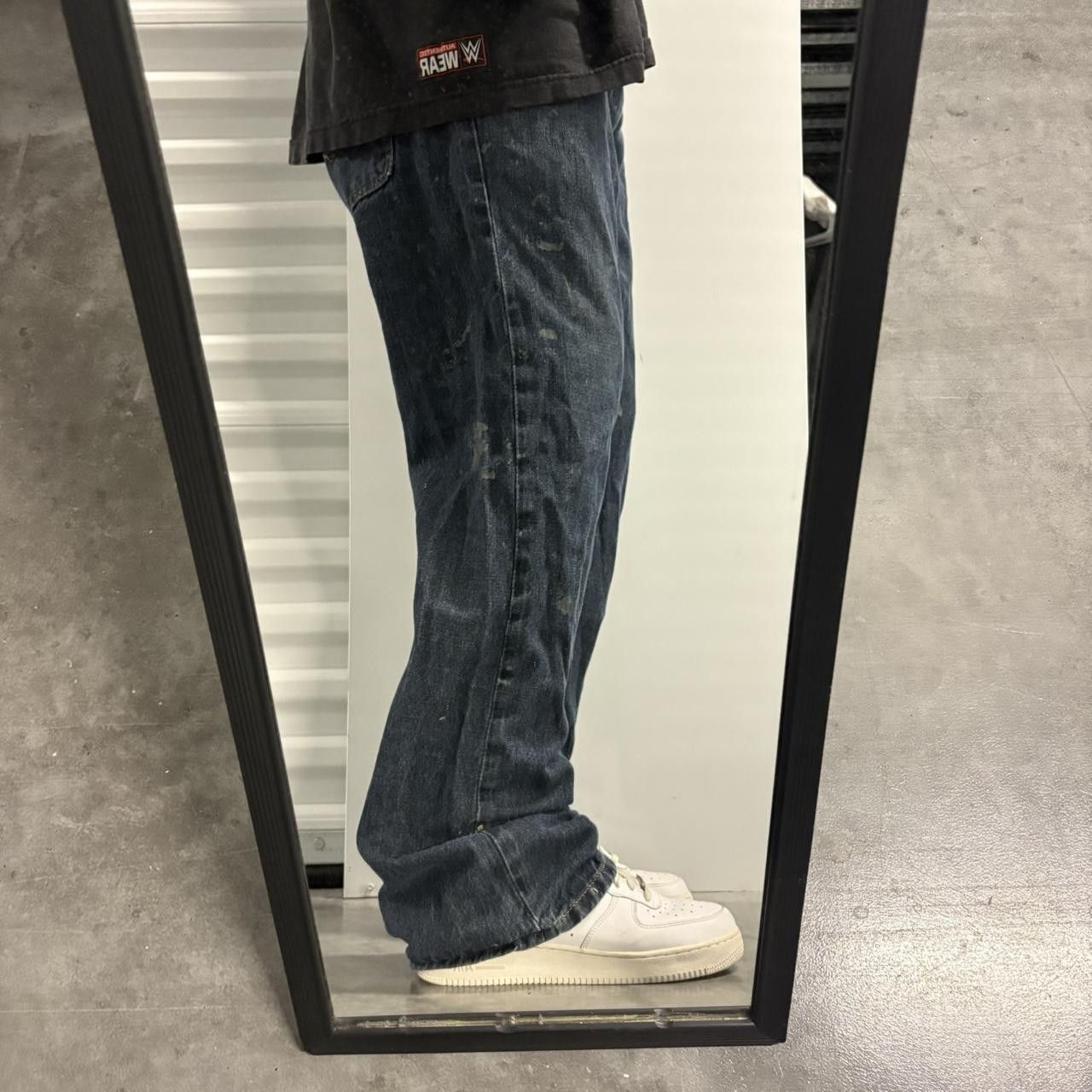 Levi's Crazy Vintage Y2K/2000s Baggy Levis Streetwear Dark Wash Denim Jeans! Size US 38 / EU 54 - 2 Thumbnail