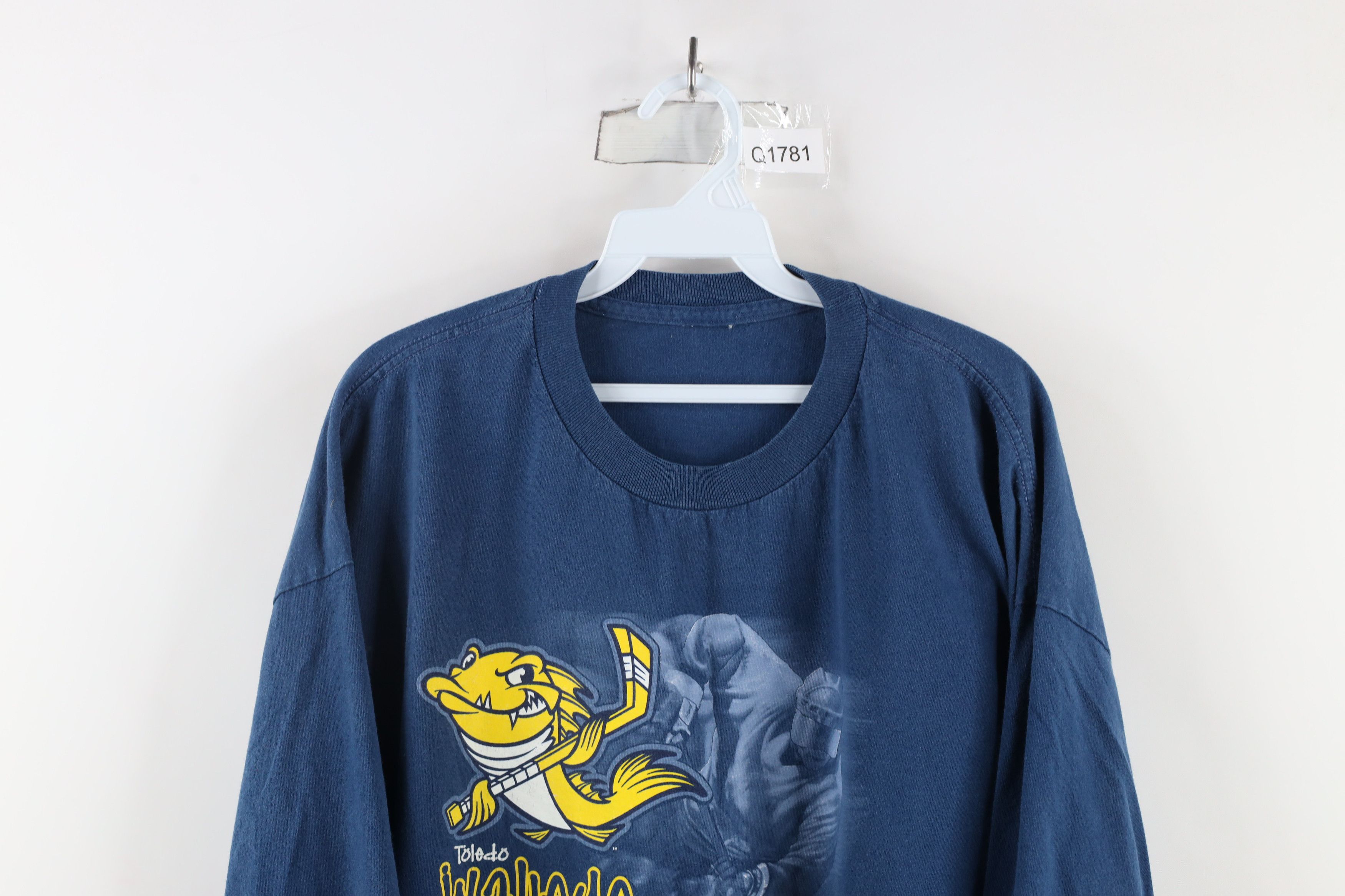 Vintage Vintage League Hockey Toledo Walleye Long Sleeve T-Shirt Size US XXL / EU 58 / 5 - 2 Thumbnail