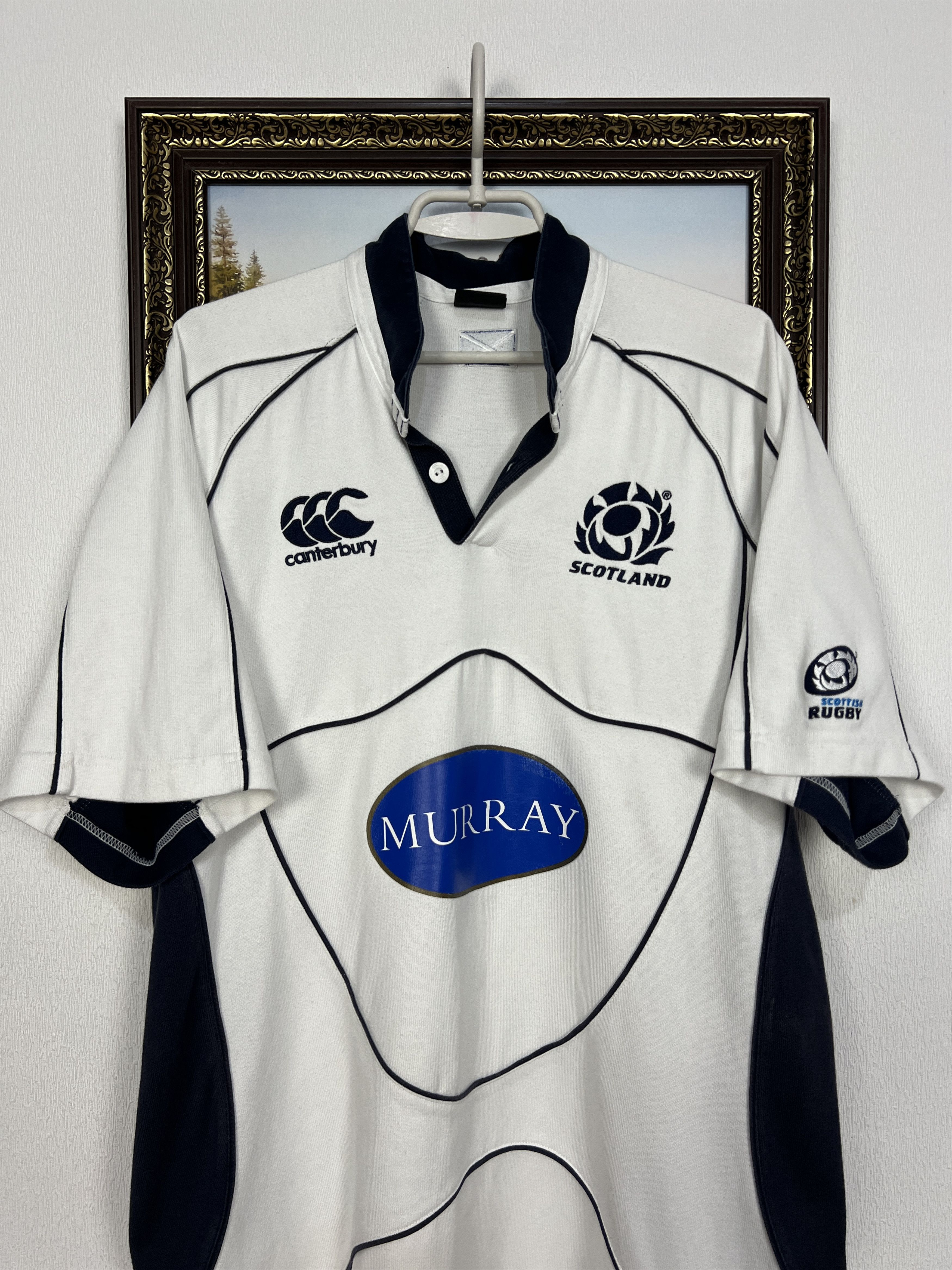 Vintage Vintage Canterbury Scotland Rugby Union Jersey Shirt Trikot Size US L / EU 52-54 / 3 - 2 Thumbnail