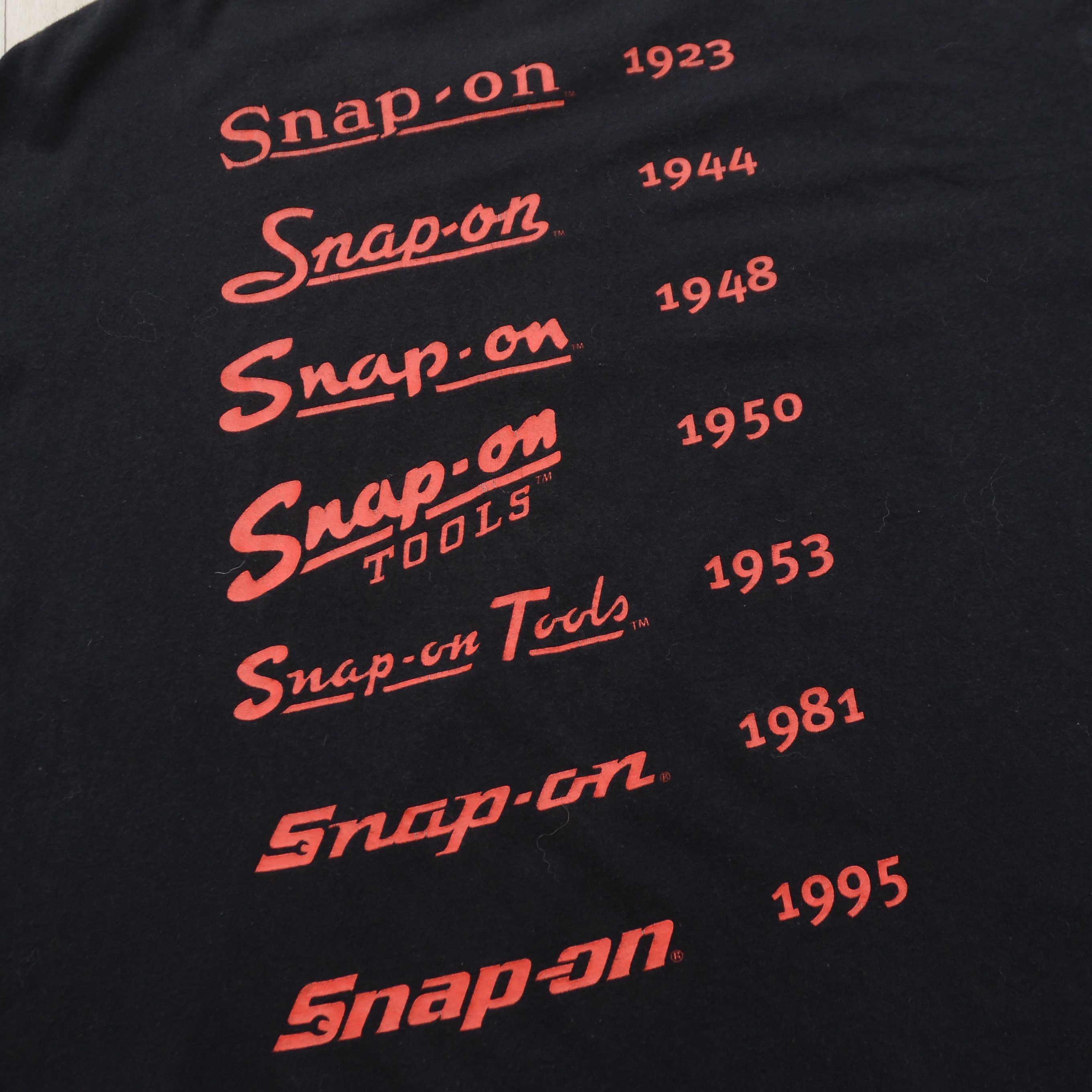 Hanes × Vintage Snap On Tools Hanes 2XL-XL T-Shirt Vintage 100th Anni Logo Size US XXL / EU 58 / 5 - 10 Thumbnail