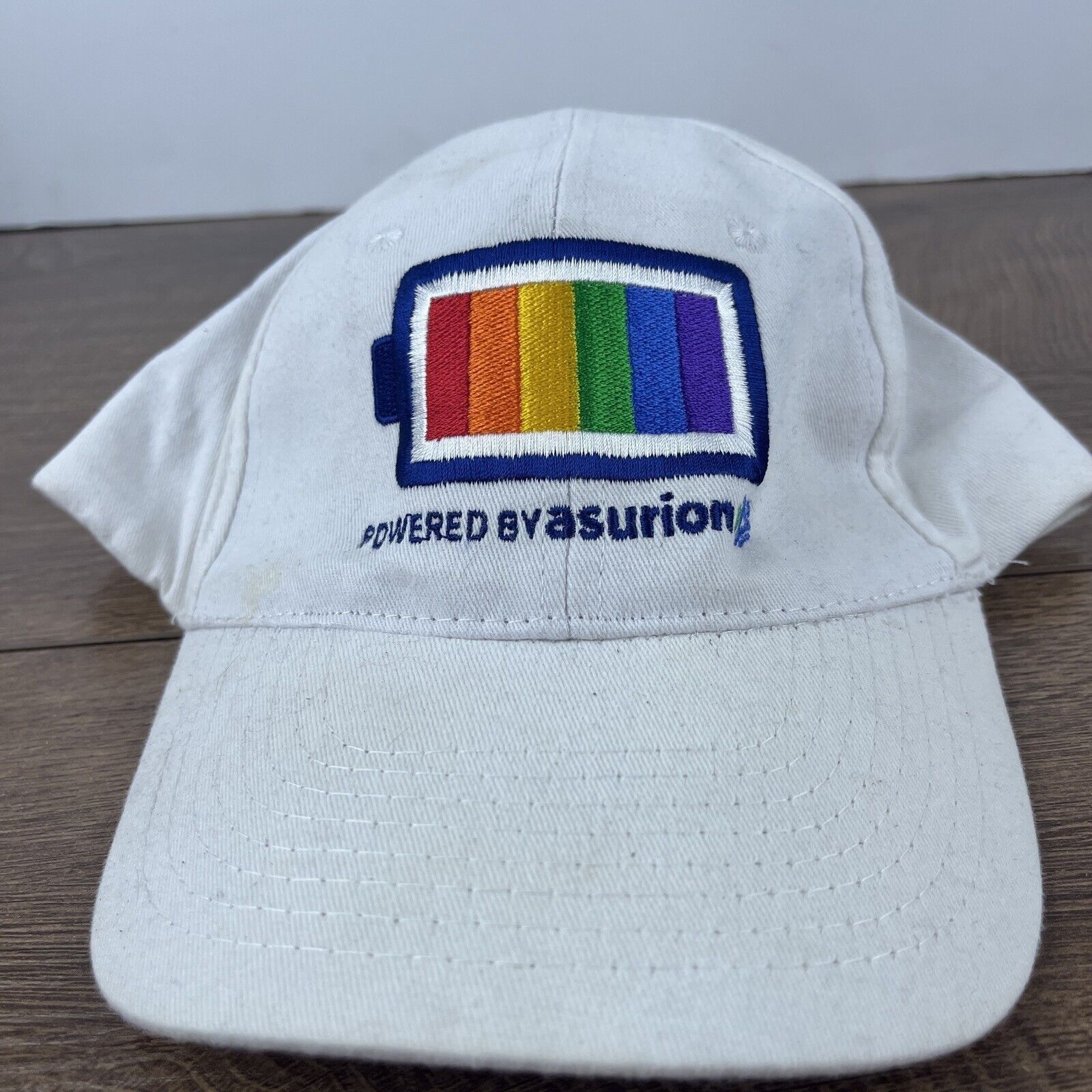 Other Asurion Hat Powered by Asurion White Hat Adjustable Adult Si Size ONE SIZE - 2 Thumbnail