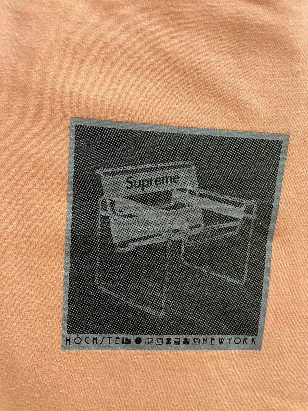 Supreme Supreme Chairs Logo Tee Peach Size US L / EU 52-54 / 3 - 4 Thumbnail