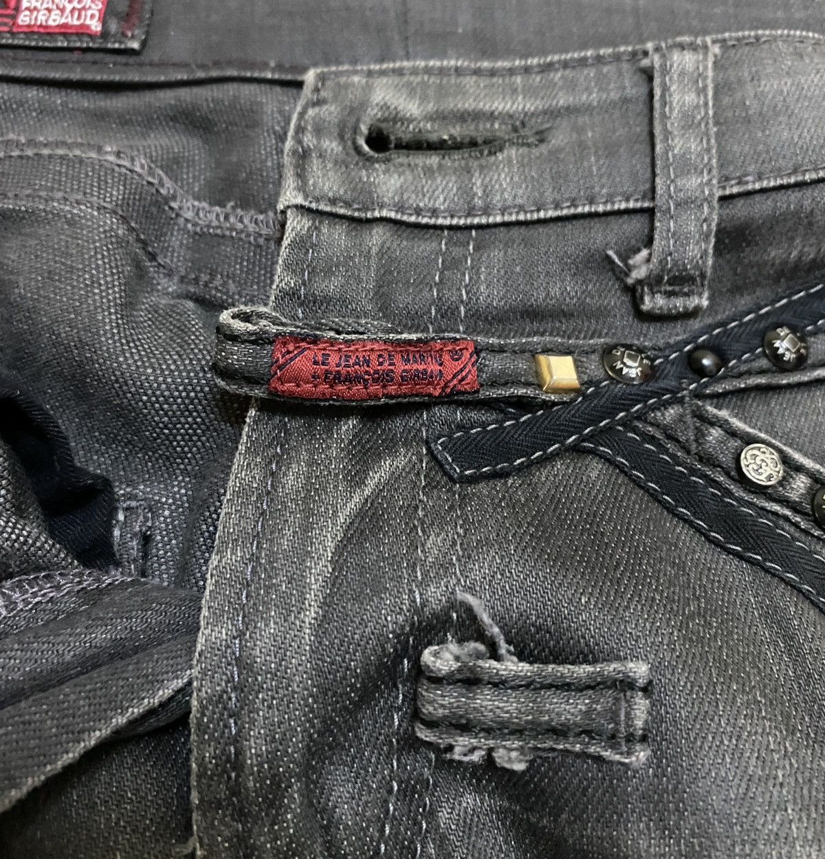 14th Addiction Rare Design Vintage Marithe Francois Girbaud Jeans 1990s Size US 30 / EU 46 - 12 Thumbnail