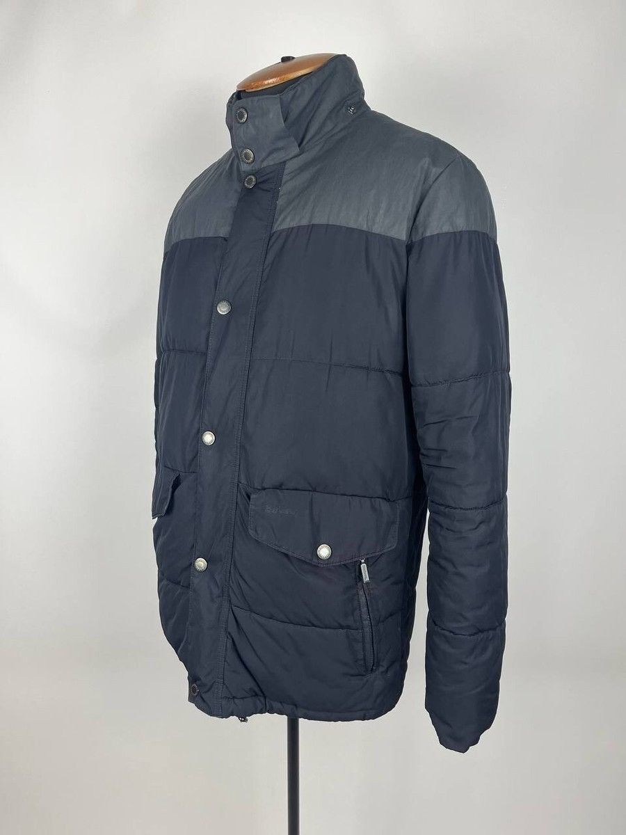 Barbour × Vintage Men's Barbour Cromer Jacket Fibre Black Wax Elements Jacket Size US L / EU 52-54 / 3 - 2 Thumbnail