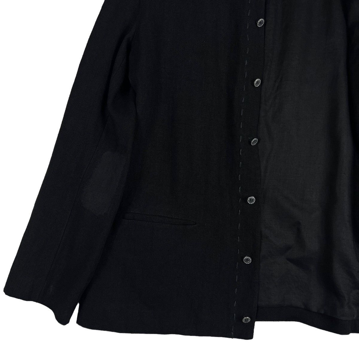 Yohji Yamamoto 🔥VTG YOHJI YAMAMOTO POUR HOMME AW1999 WOOL BUTTON JACKET Size US L / EU 52-54 / 3 - 12 Thumbnail