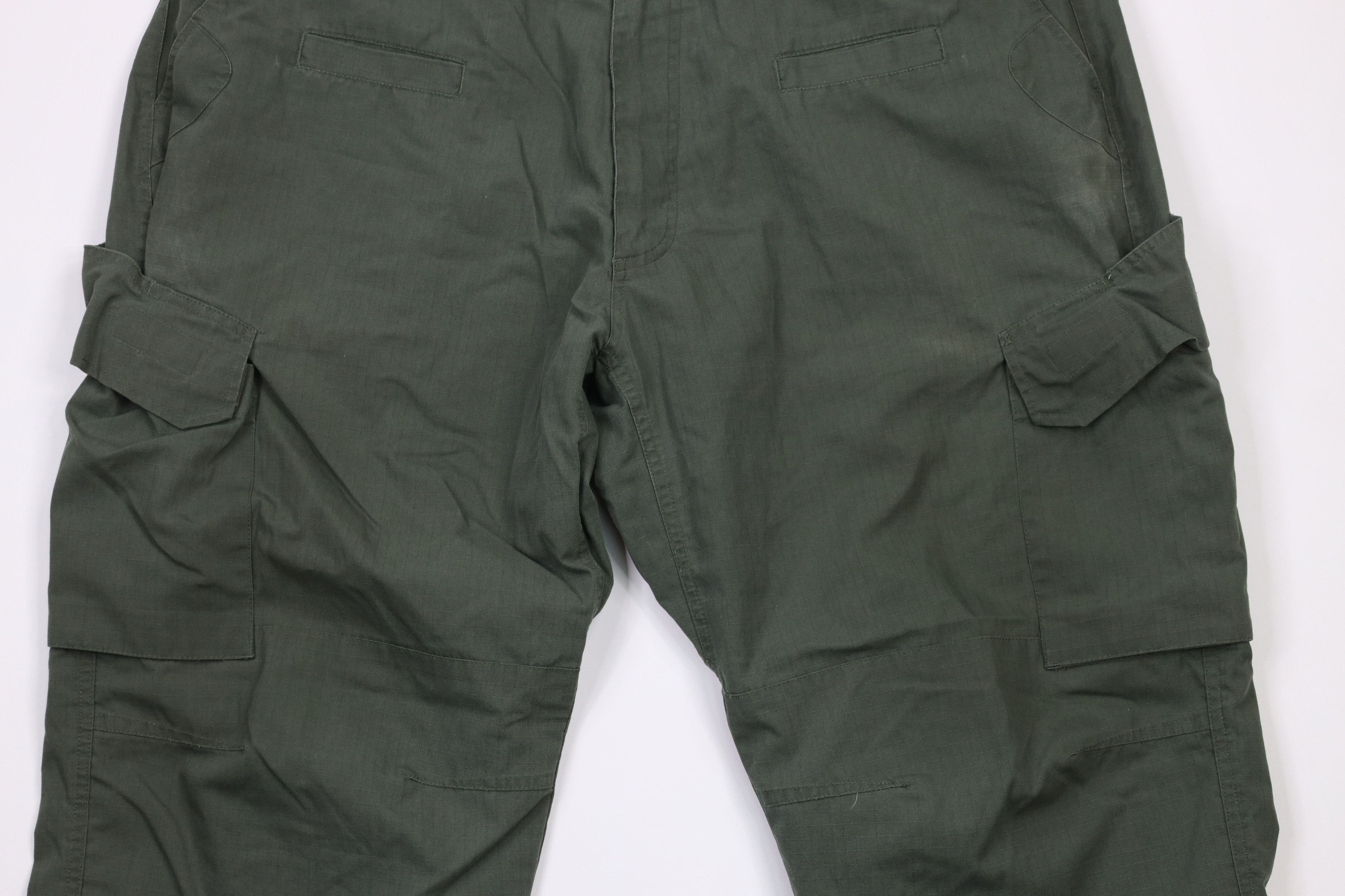 Vintage Vintage Streetwear Double Knee Wide Leg Cargo Pants Green Size US 40 / EU 56 - 3 Thumbnail
