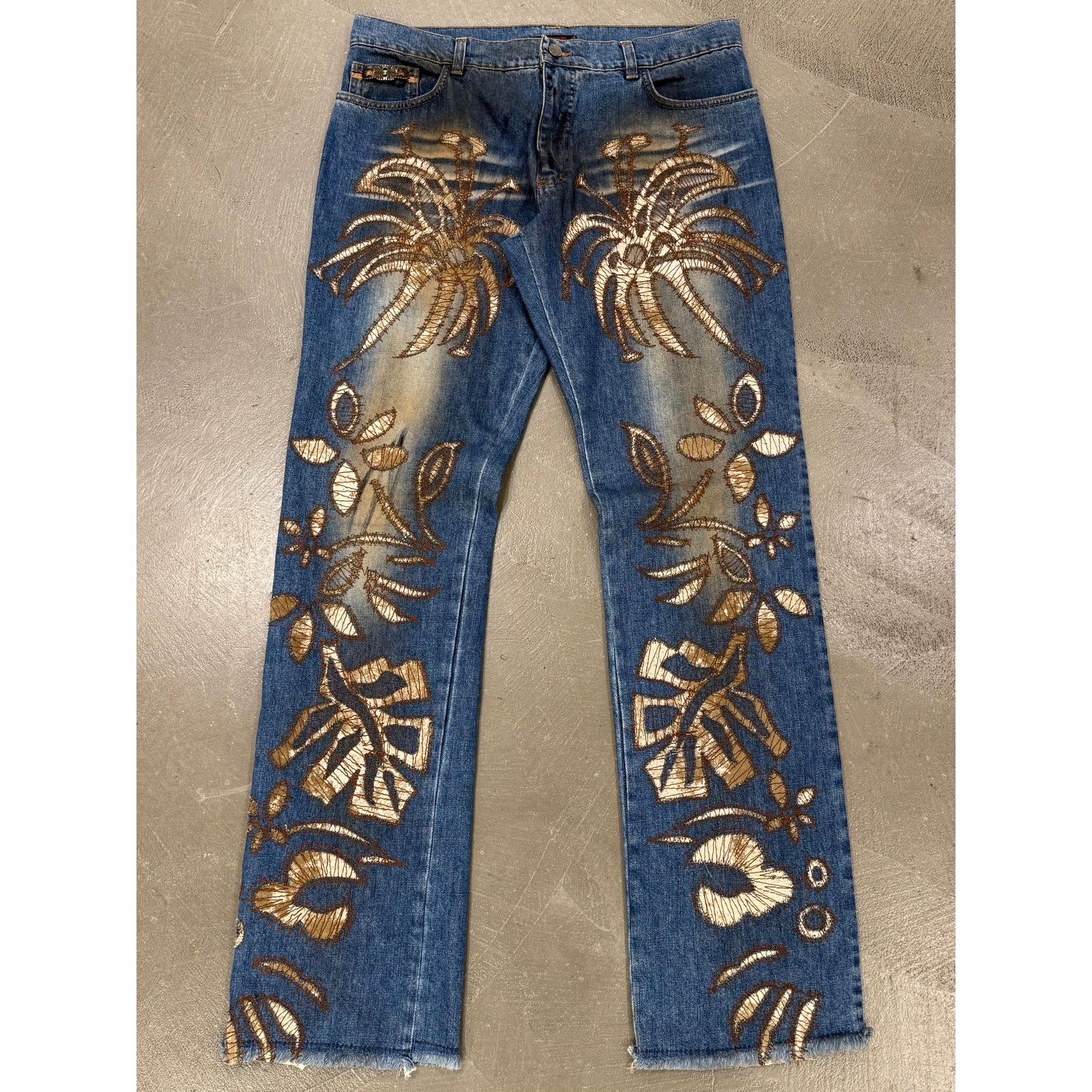 Roberto Cavalli Roberto Cavalli palm tree runway jeans Size US 32 / EU 48 - 1 Thumbnail