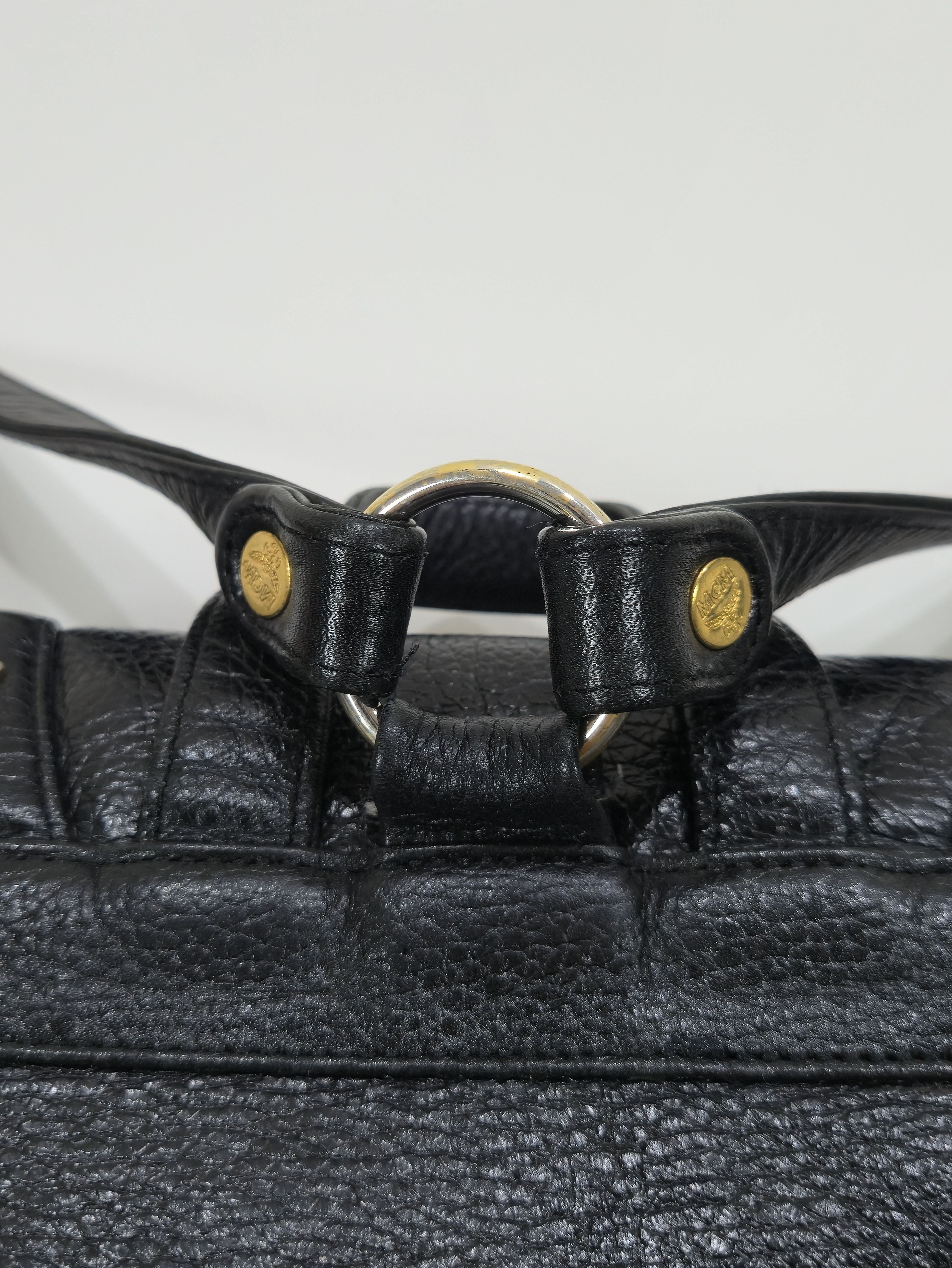 MCM Vintage MCM Gold Hardware Backpack / Bag Size ONE SIZE - 7 Thumbnail