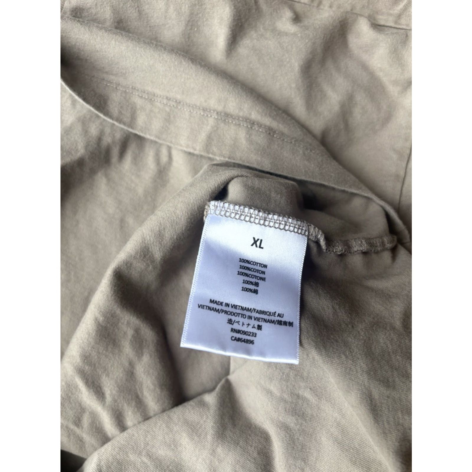 Fear of God Fear Of God Essentials Long Sleeve Shirt Mens XL Brown Shirt Crew Neck Logo Oversized Cotton Solid 2020s Designers Warm Weather Streetwear Size US XL / EU 56 / 4 - 6 Thumbnail