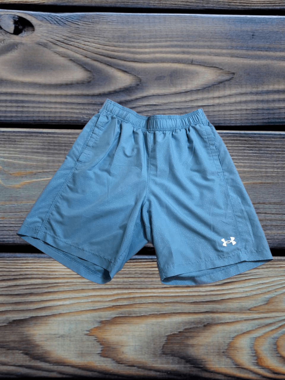 Under Armour Under Armour Launch Wordmark Logo Aqua Blue Shorts Size US 32 / EU 48 - 1 Thumbnail