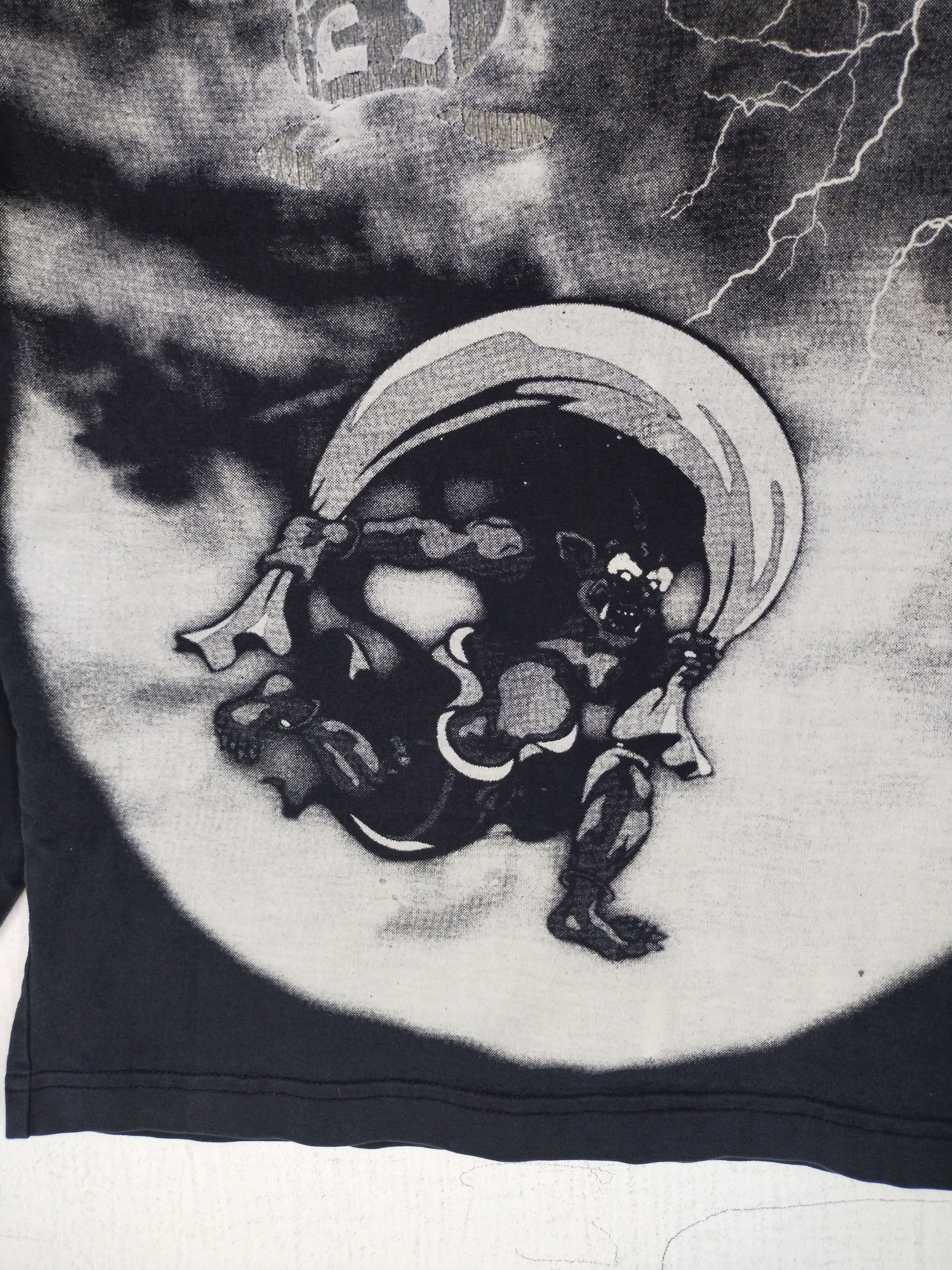 Karakuri Tamashii Vintage Sukajan Karakuri Devil Thunder God of Wind Tee Size US M / EU 48-50 / 2 - 4 Thumbnail