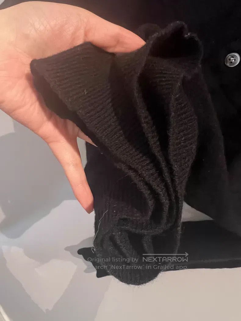 Comme des Garcons Comme Des Garcons Black Wool Cardigan Size XL / US 12-14 / IT 48-50 - 5 Thumbnail