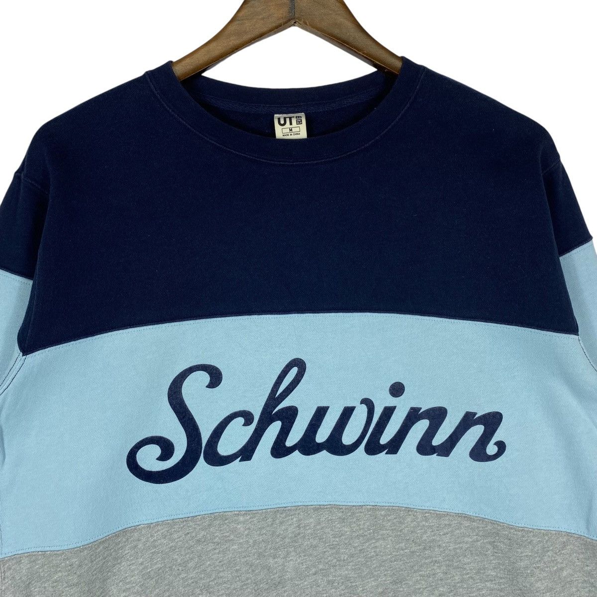 Uniqlo × Vintage Vintage Uniqlo Schwinn Sweatshirt Crewneck Blue Pullover Size US M / EU 48-50 / 2 - 4 Thumbnail