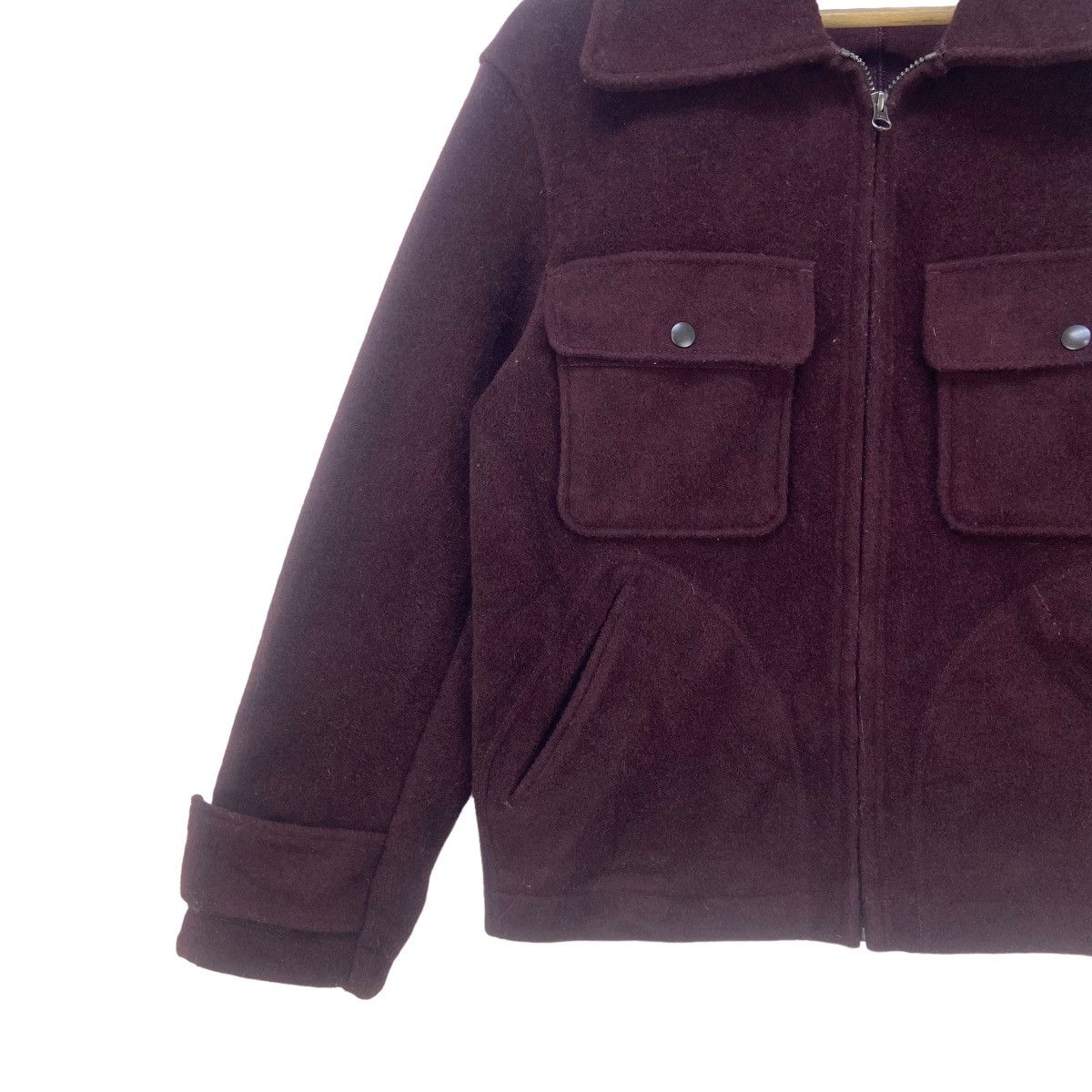 Lemaire × Uniqlo Uniqlo X Lemaire Cropped Trucker Style Wool Jacket Size US S / EU 44-46 / 1 - 5 Thumbnail