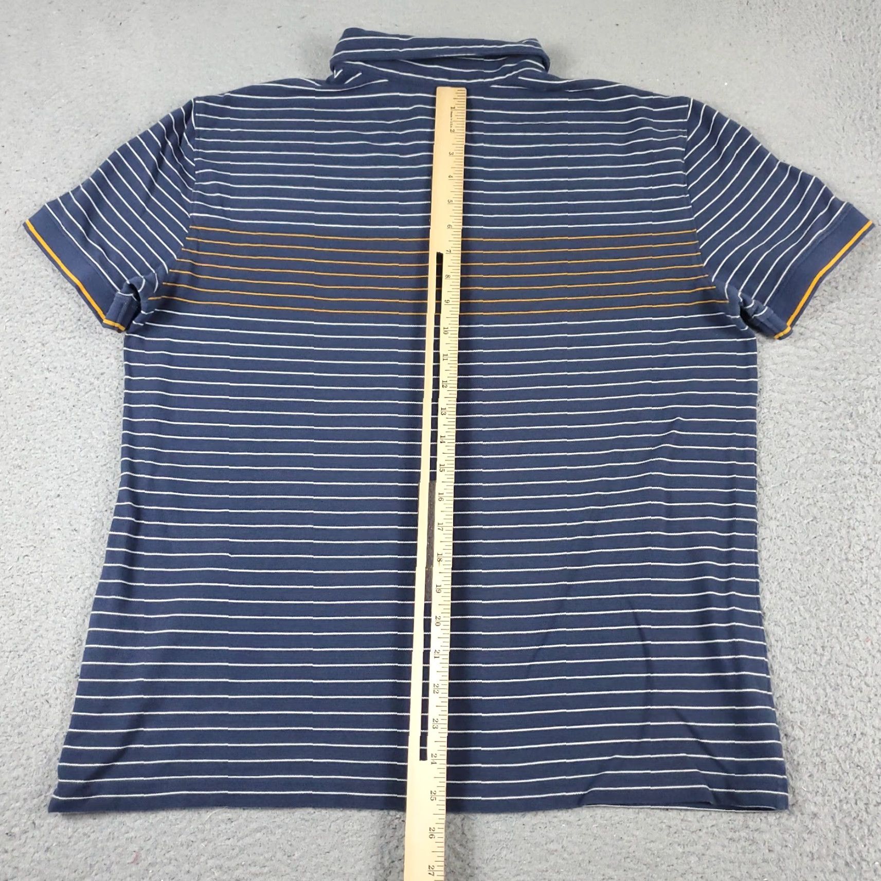 Nautica Nautica Polo Shirt Adult XL Blue White Striped Casual Short Sleeve Mens Size US XL / EU 56 / 4 - 3 Thumbnail