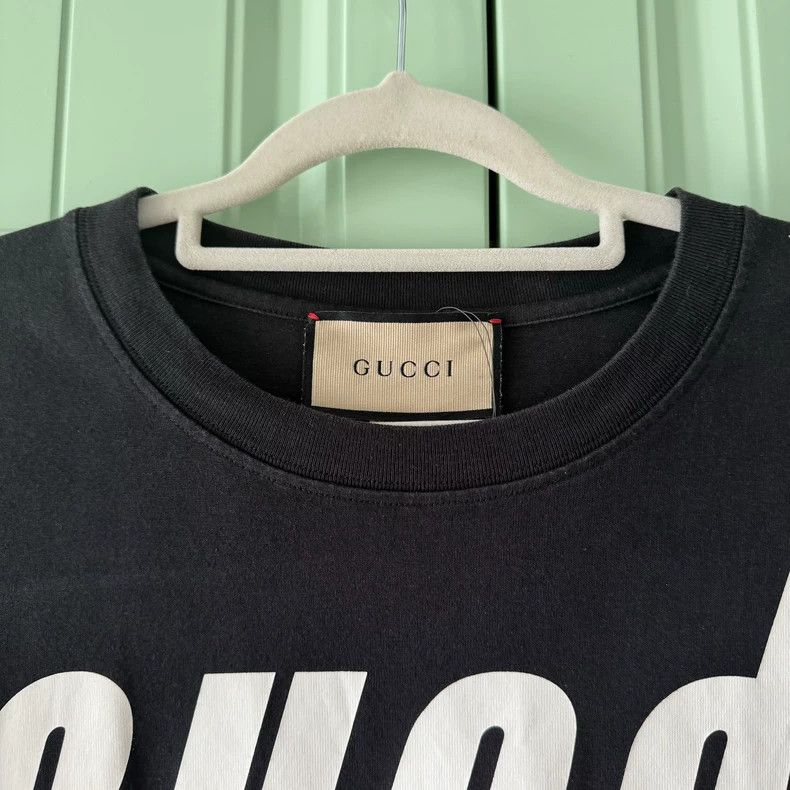 Gucci Gucci Black lightning-printed short-sleeved T-shirt Size US M / EU 48-50 / 2 - 6 Thumbnail