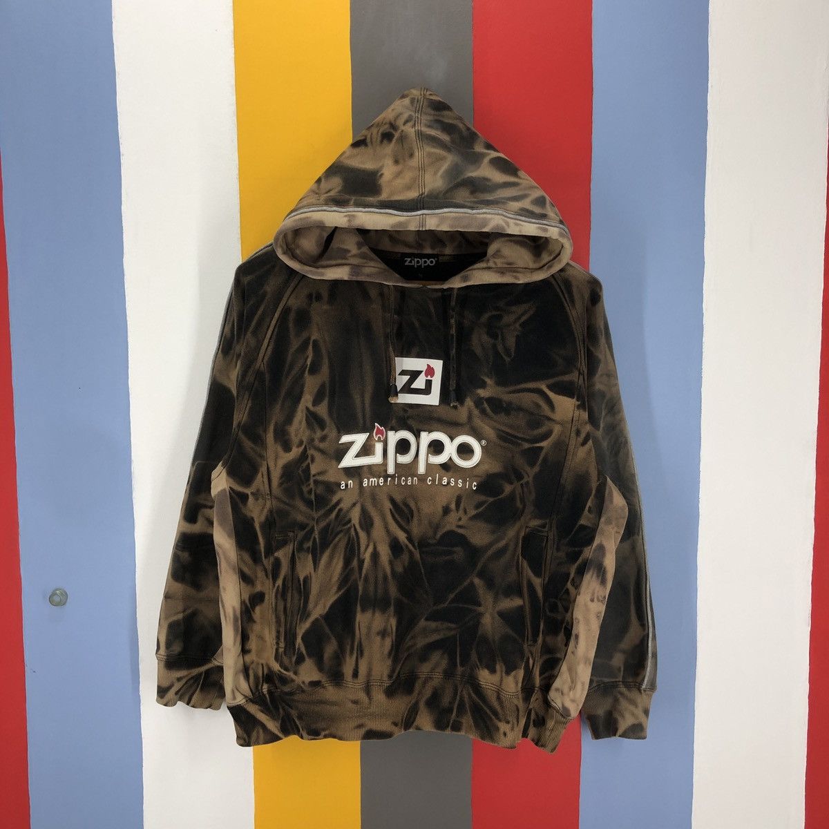 Zippo ZIPPO Acid Wash Hoodie Pullover #1471/AY Size US M / EU 48-50 / 2 - 1 Thumbnail