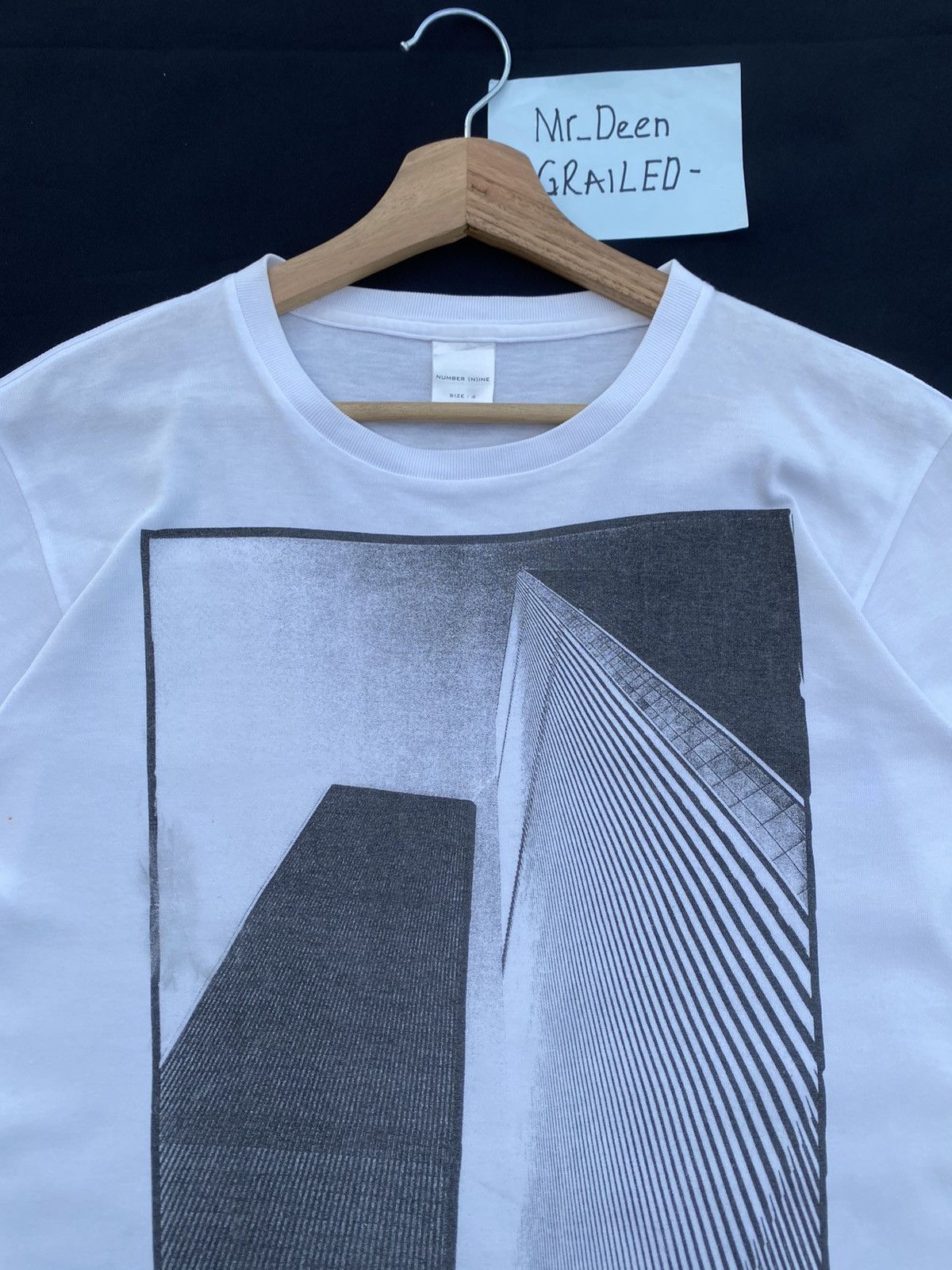 Number (N)ine Number Nine Takahiromiyashita 2002 Twin Towers Photo Tee Size US M / EU 48-50 / 2 - 10 Thumbnail