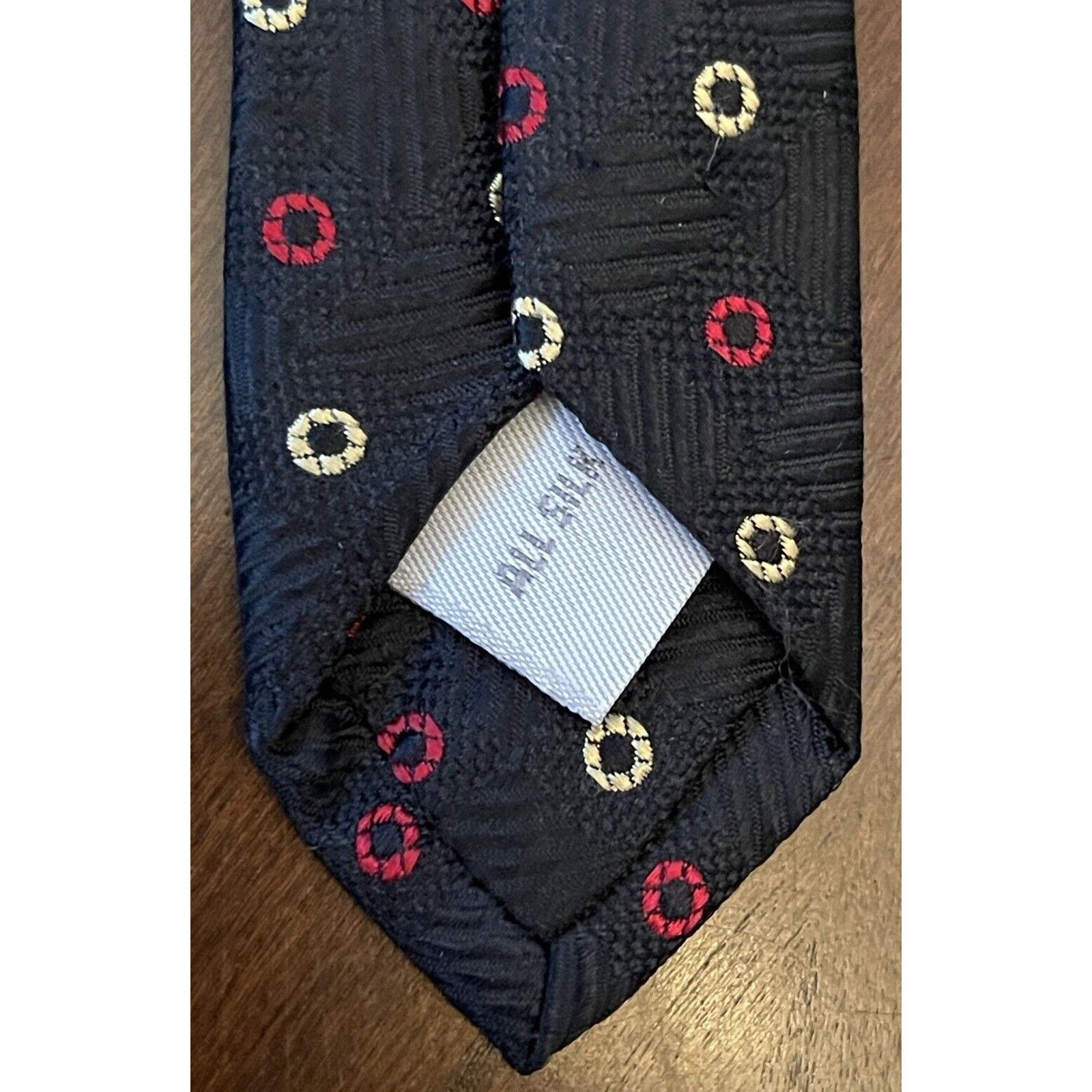 Burma Bibas Burma Bibas Black Red Gold 100% Silk Made In Usa Size ONE SIZE - 7 Thumbnail