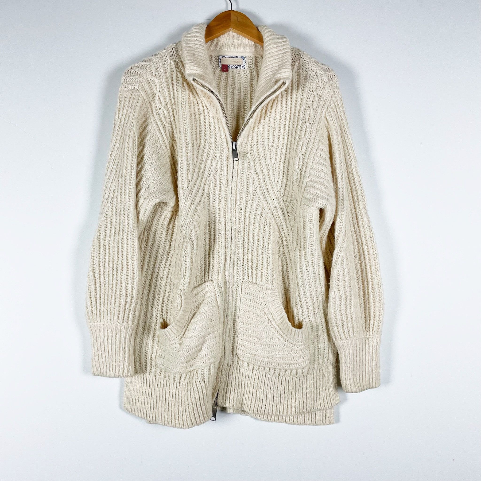 Anthropologie Anthropologie Pilcro Cotton Wool Blend Knit Size S / US 4 / IT 40 - 1 Thumbnail