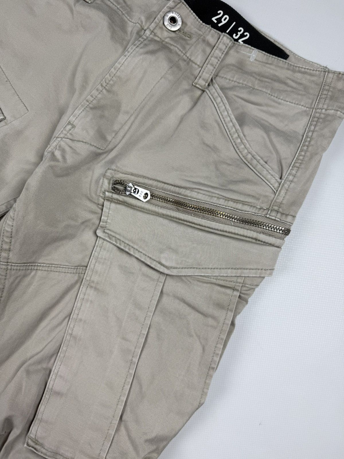 Designer G Star Raw Rovic Zip 3D Tapered Cargo Pants Trousers Size US 29 - 11 Thumbnail