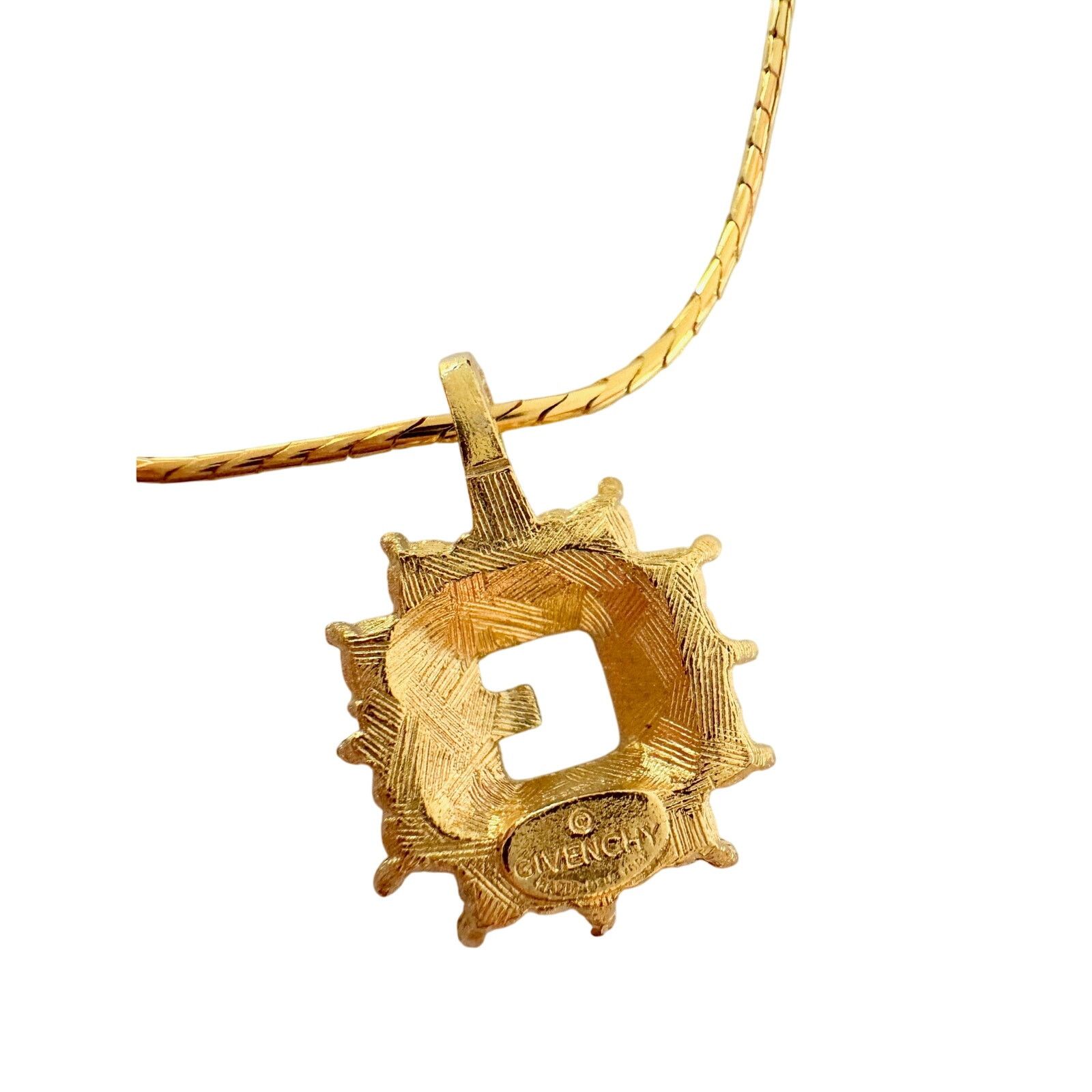 Givenchy Givenchy G with Burst of Rhinestones Necklace Size ONE SIZE - 5 Thumbnail