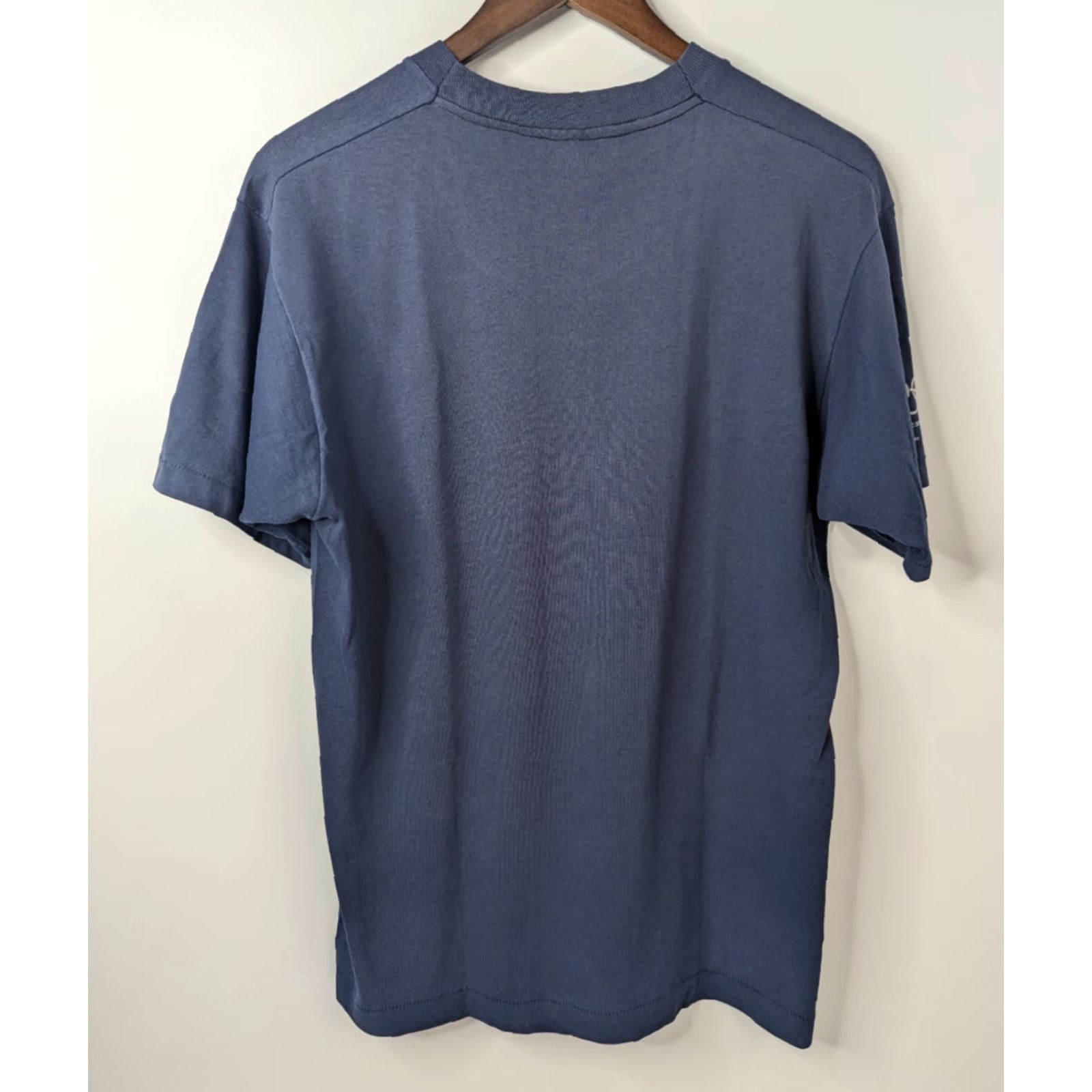 Vintage VINTAGE USPS Olympic Sponsor T-Shirt Screen Stars Unisex Adults L Navy Blue 80s 90s Sports Logo Casual Cotton Polyester Jersey T-Shirt Size US L / EU 52-54 / 3 - 3 Thumbnail