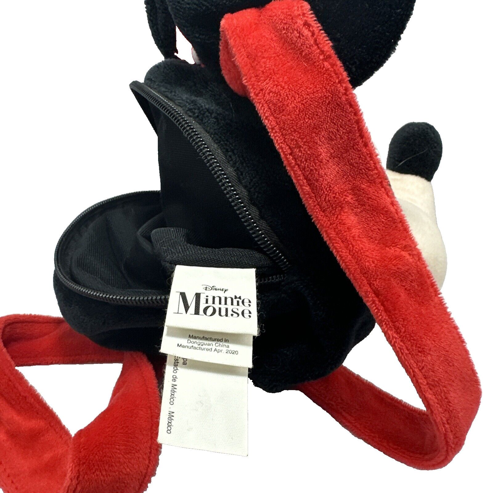 Disney Disney Classic Minnie Mouse Girls Plush Face Cross Body Bag Size ONE SIZE - 4 Thumbnail