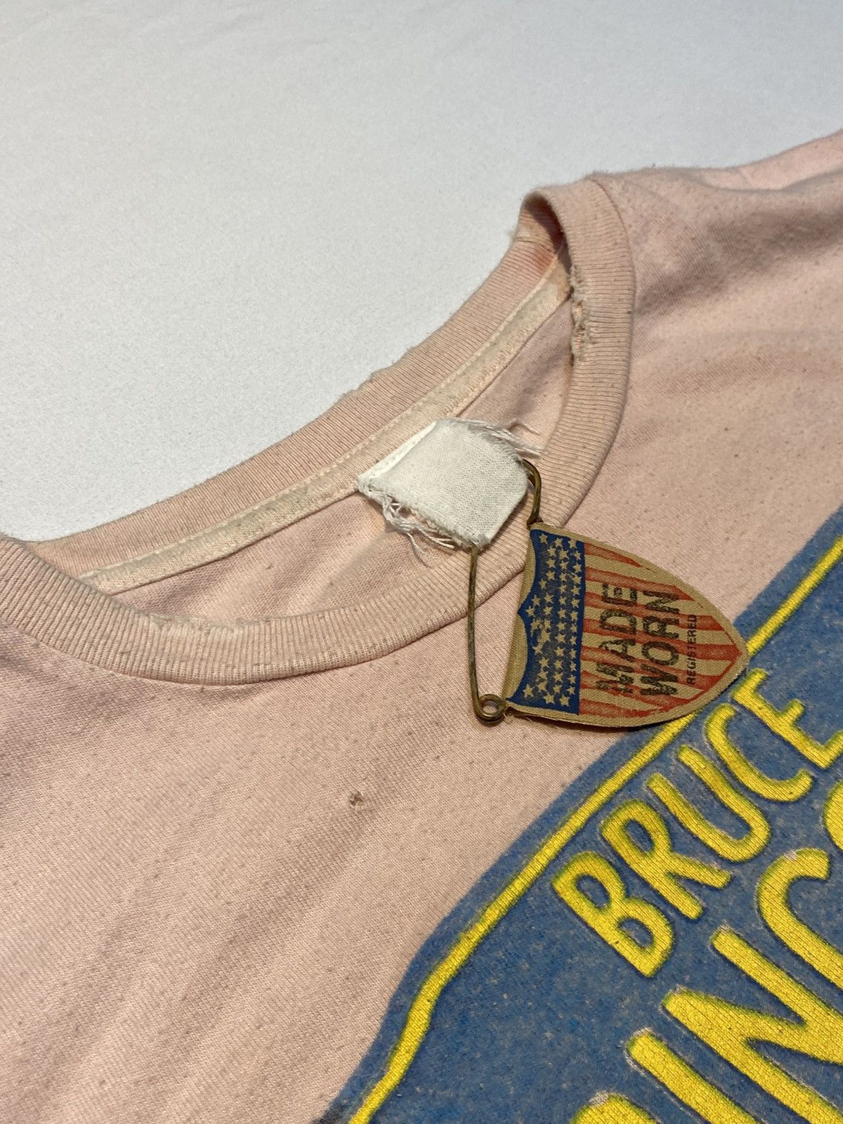 Band Tees Vintage Thrashed Bruce Springstein Graphic TShirt Size US M / EU 48-50 / 2 - 5 Thumbnail