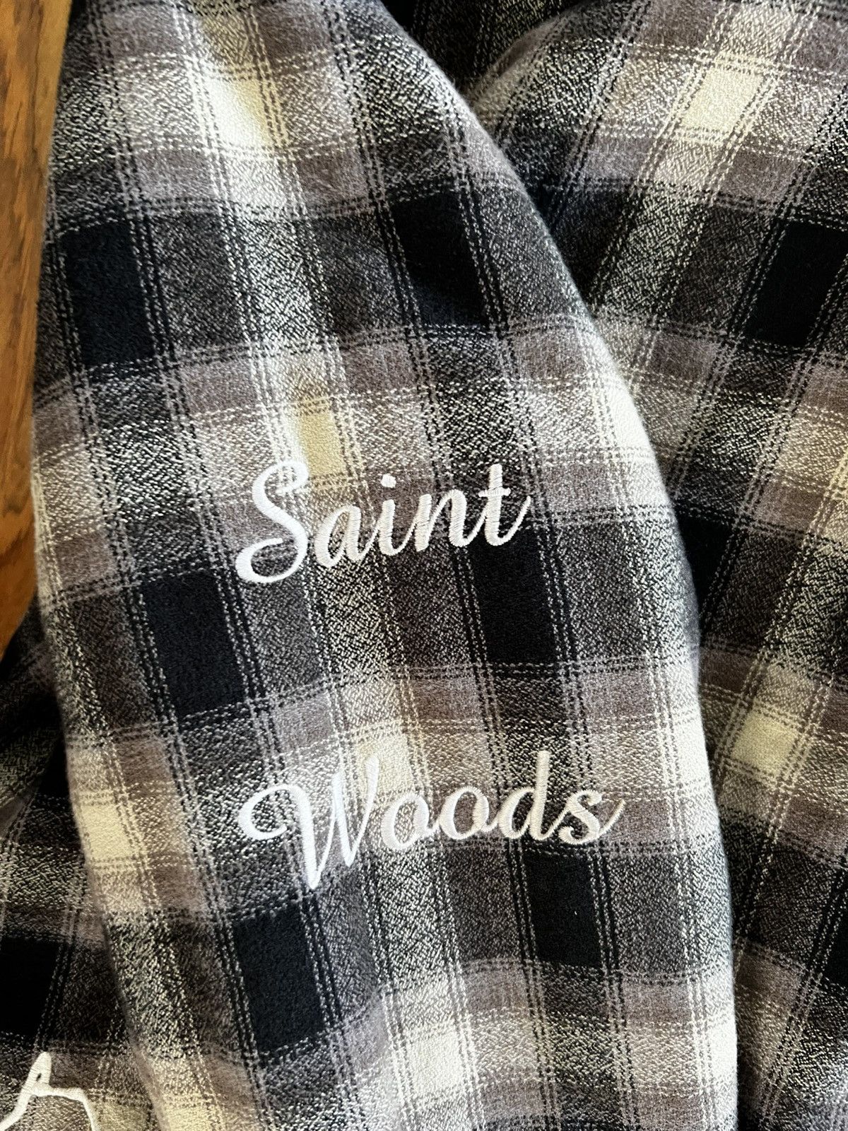 Saintwoods Saintwoods Embroidered Flannel Size US M / EU 48-50 / 2 - 3 Thumbnail