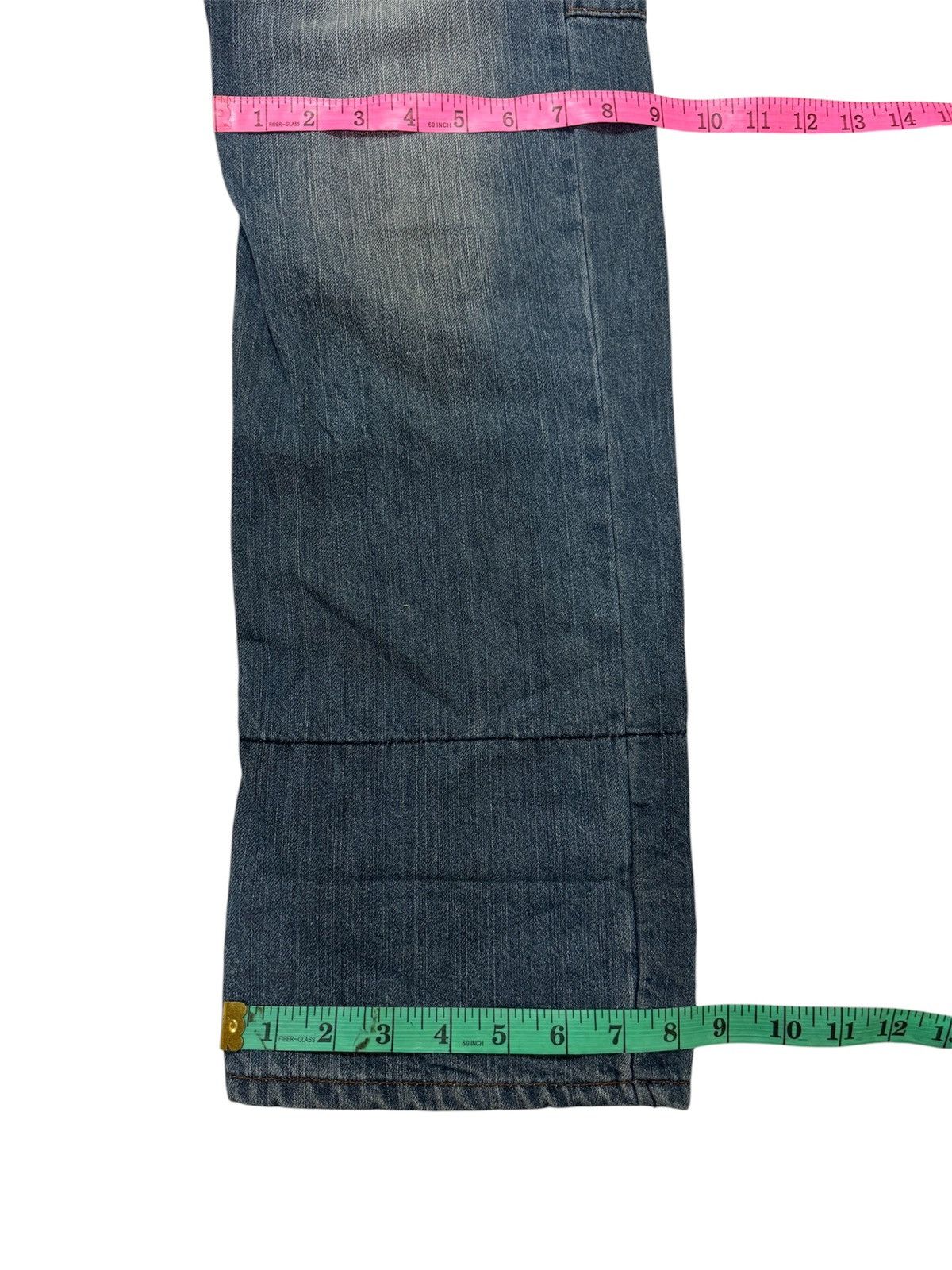 Japanese Brand JAPANESE DOMINATE HANDCRAFTED DOUBLE WAIST DISTRESSED JEANS Size US 32 / EU 48 - 20 Thumbnail