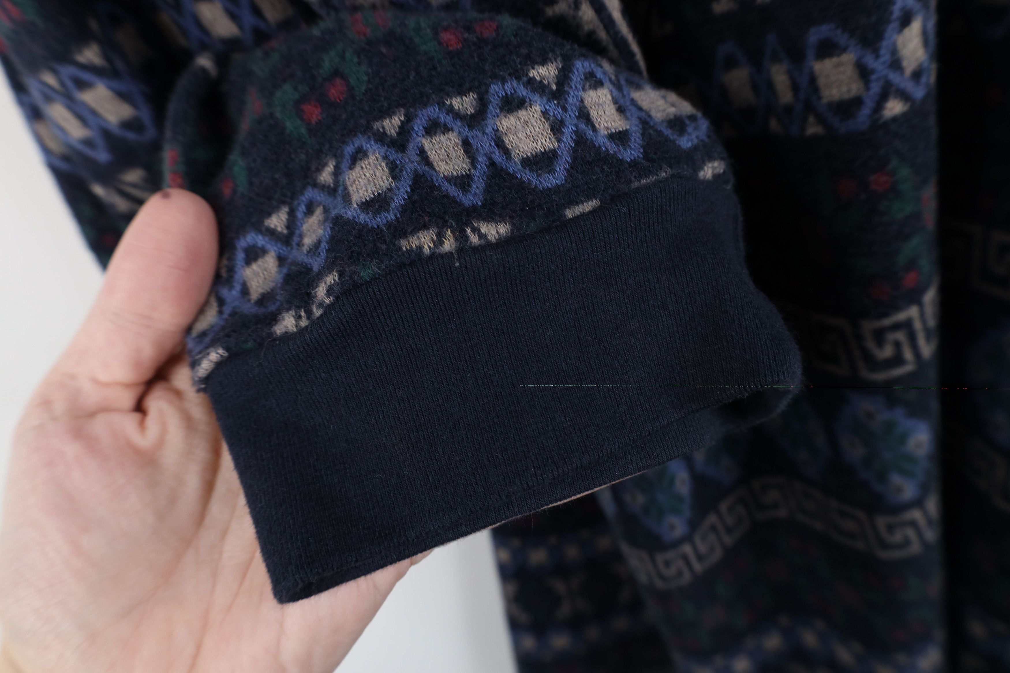 Vintage Vintage 90s Streetwear Fair Isle Long Sleeve Rugby Polo Size US XL / EU 56 / 4 - 9 Thumbnail
