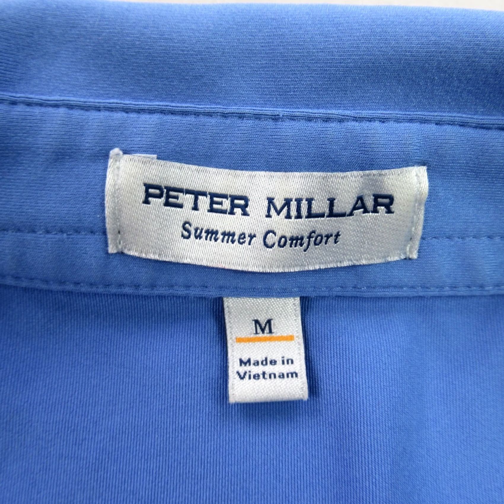 Peter Millar Peter Millar Polo Shirt Golf Blue Casual Mens M Short Sleeve Shirt Size US M / EU 48-50 / 2 - 4 Thumbnail