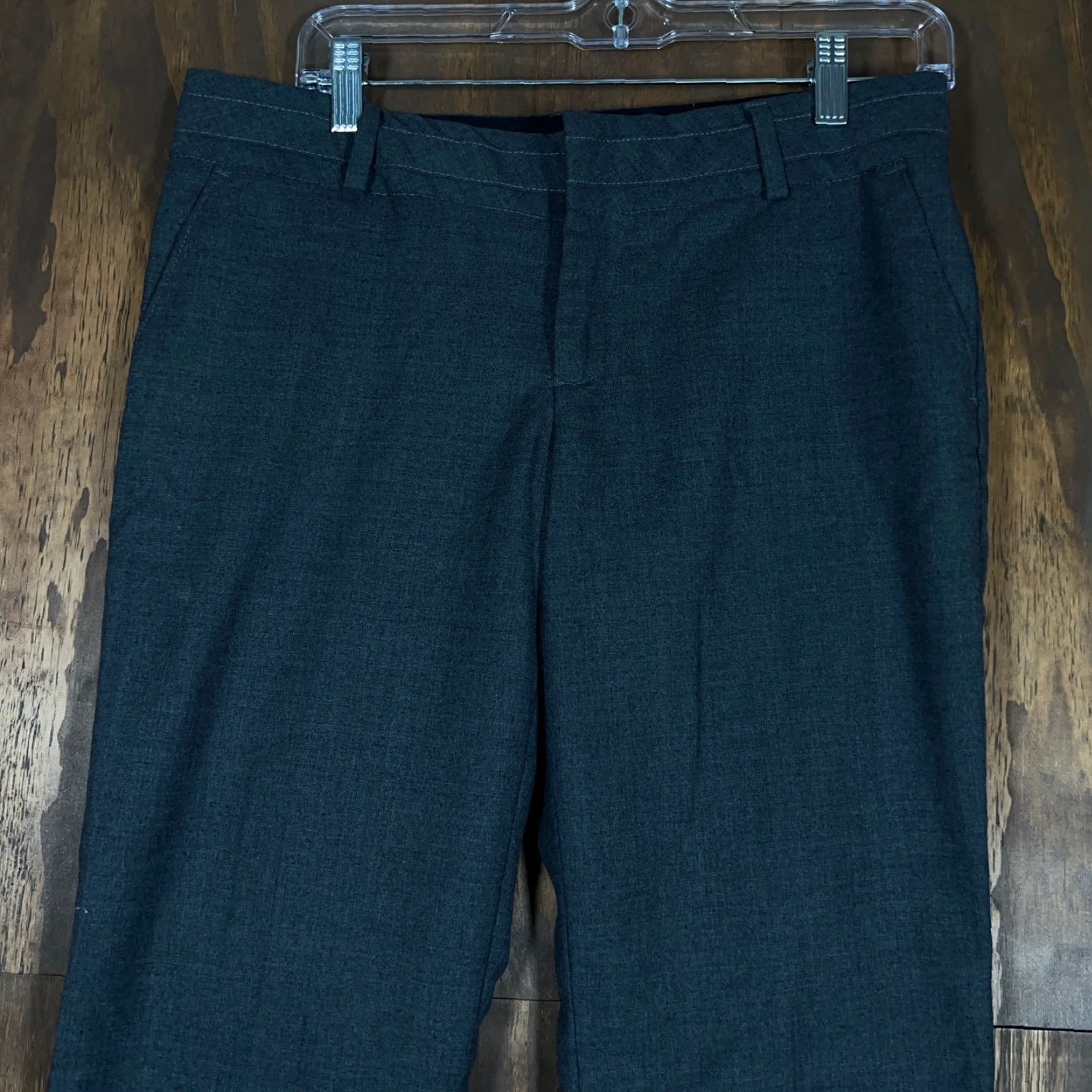 Banana Republic Banana Republic Women Pants Charcoal Gray Martin Fit Lined Wool Blend Stretch 8P Pants 8P Womens Workwear Business Formal Casual Corpcore Office 8P Size 30" / US 8 / IT 44 - 2 Thumbnail