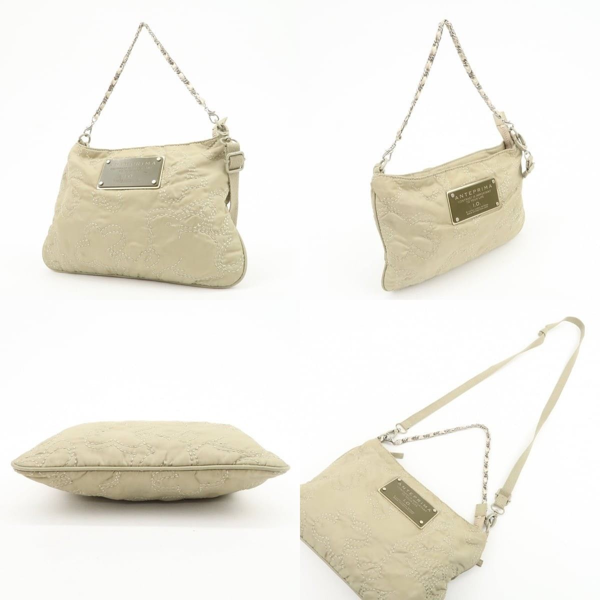 ANTEPRIMA Anteprima Quilted Nylon Shoulder Bag Beige Size ONE SIZE - 3 Thumbnail