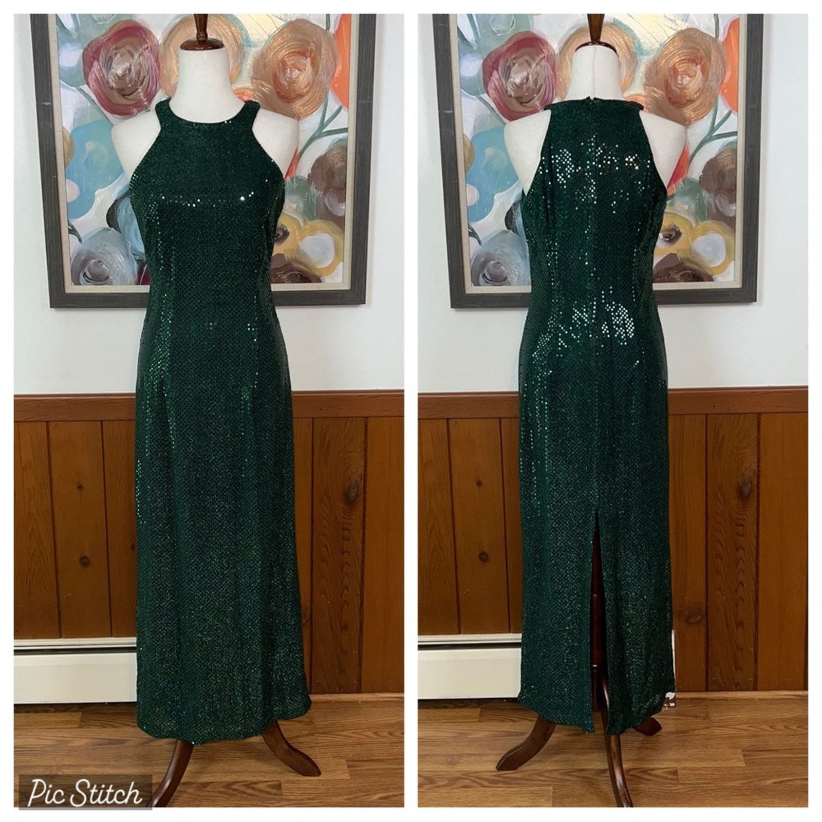 Vintage Gorgeous Vintage 90s All That Jazz Sequin Prom/Formal Gown! Size XL / US 12-14 / IT 48-50 - 1 Thumbnail