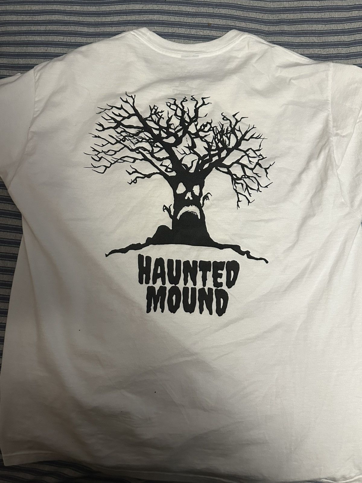 Haunted Mound Sematary Haunted mound white shirt Size US XL / EU 56 / 4 - 2 Thumbnail