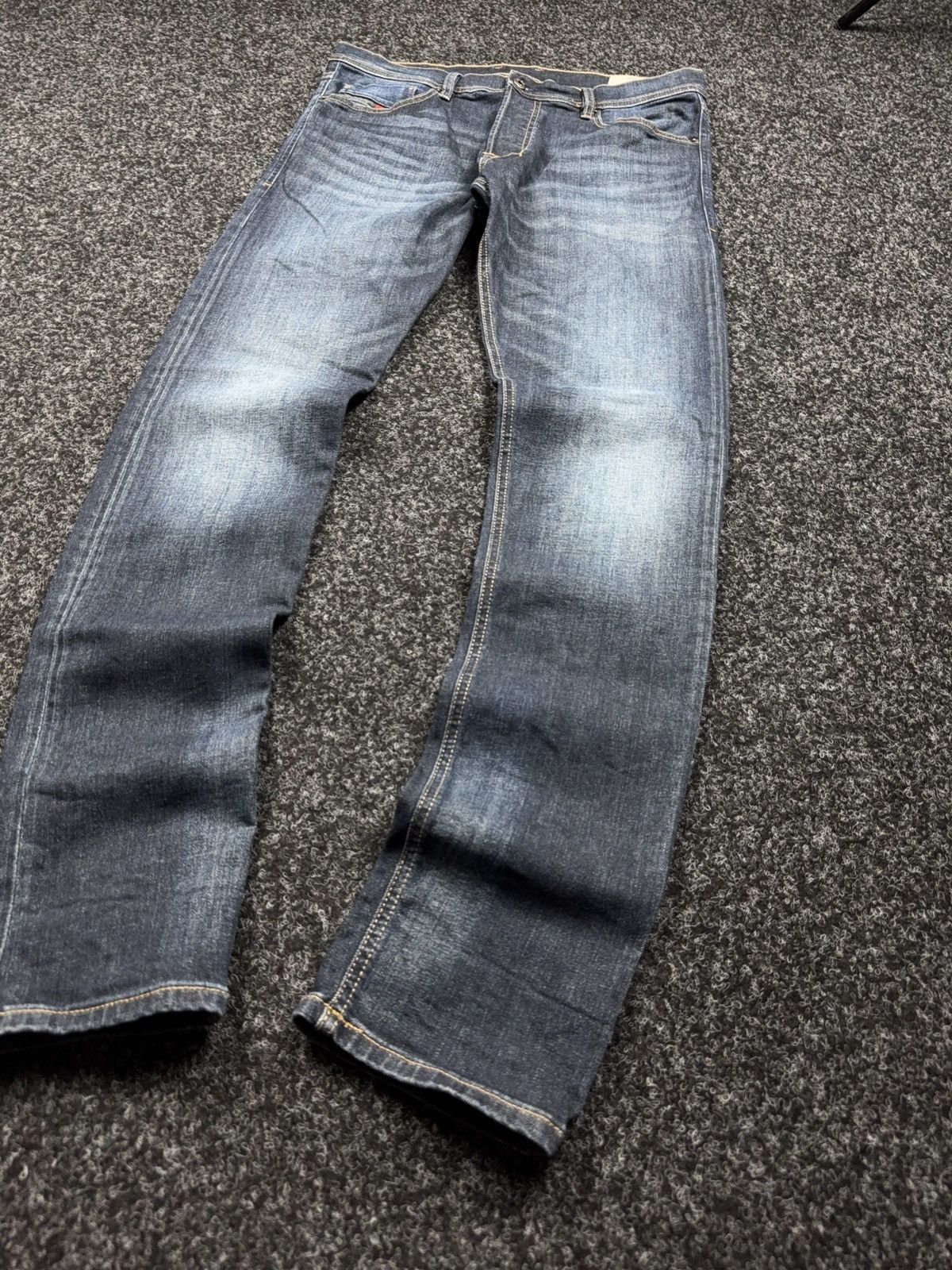Diesel Luxury 00s Y2K Diesel Tepphar Slim Carrot Faded Wash Jeans Size US 32 / EU 48 - 2 Thumbnail