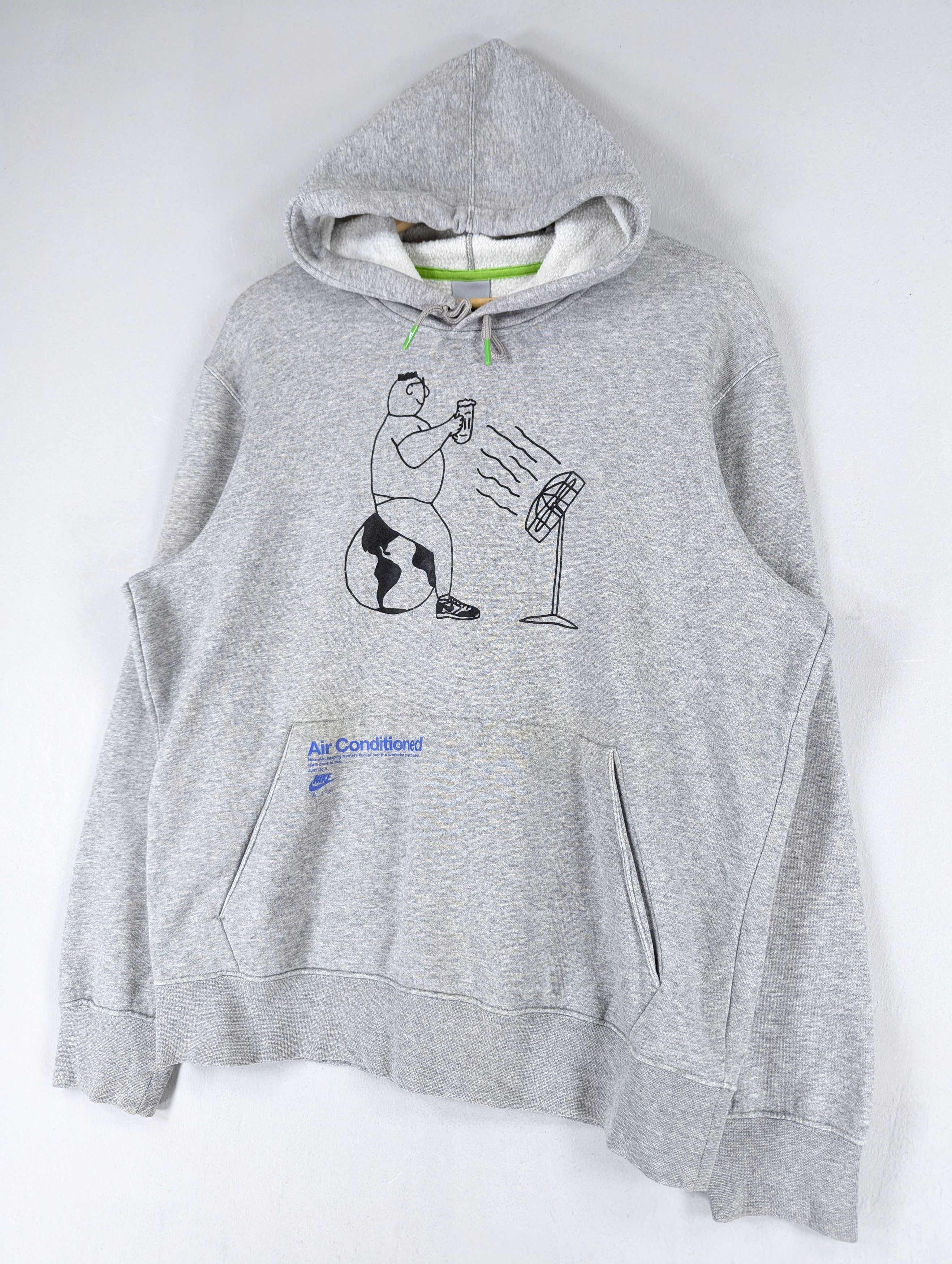 Nike Nike Air Conditioned Hoodie Sweatshirt Size M Size US M / EU 48-50 / 2 - 2 Thumbnail