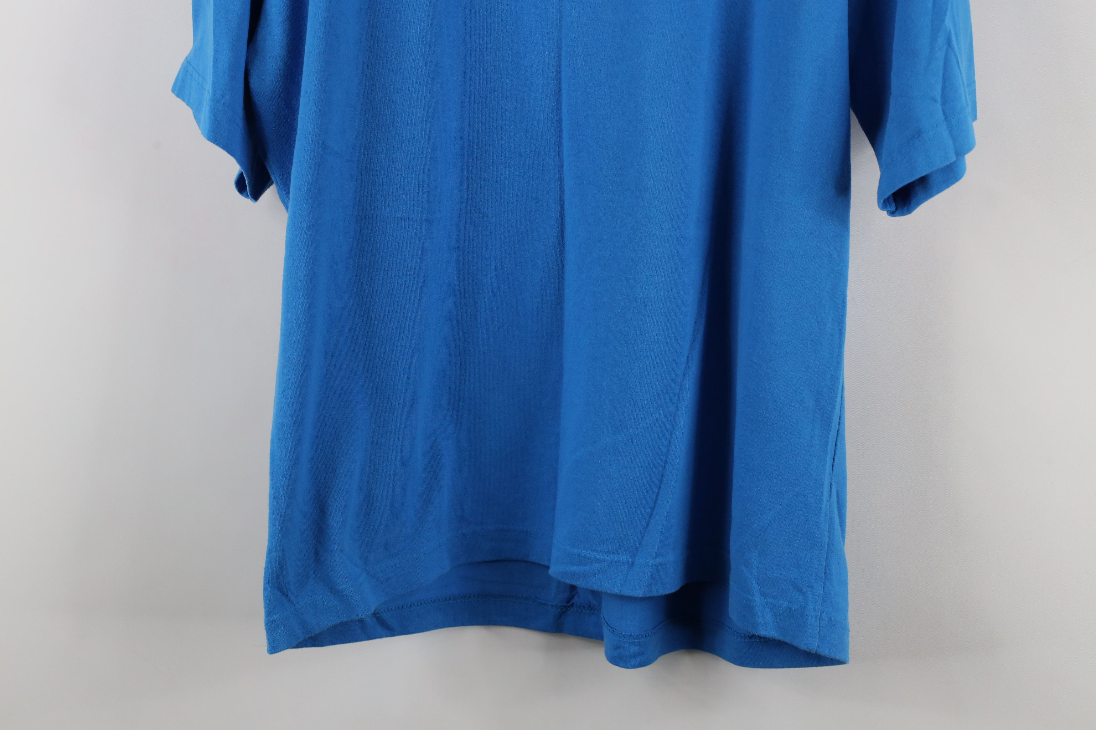 Vintage Vintage 90s Streetwear Short Sleeve Pocket T-Shirt Blue USA Size XXL / US 16-18 / IT 52-54 - 11 Thumbnail