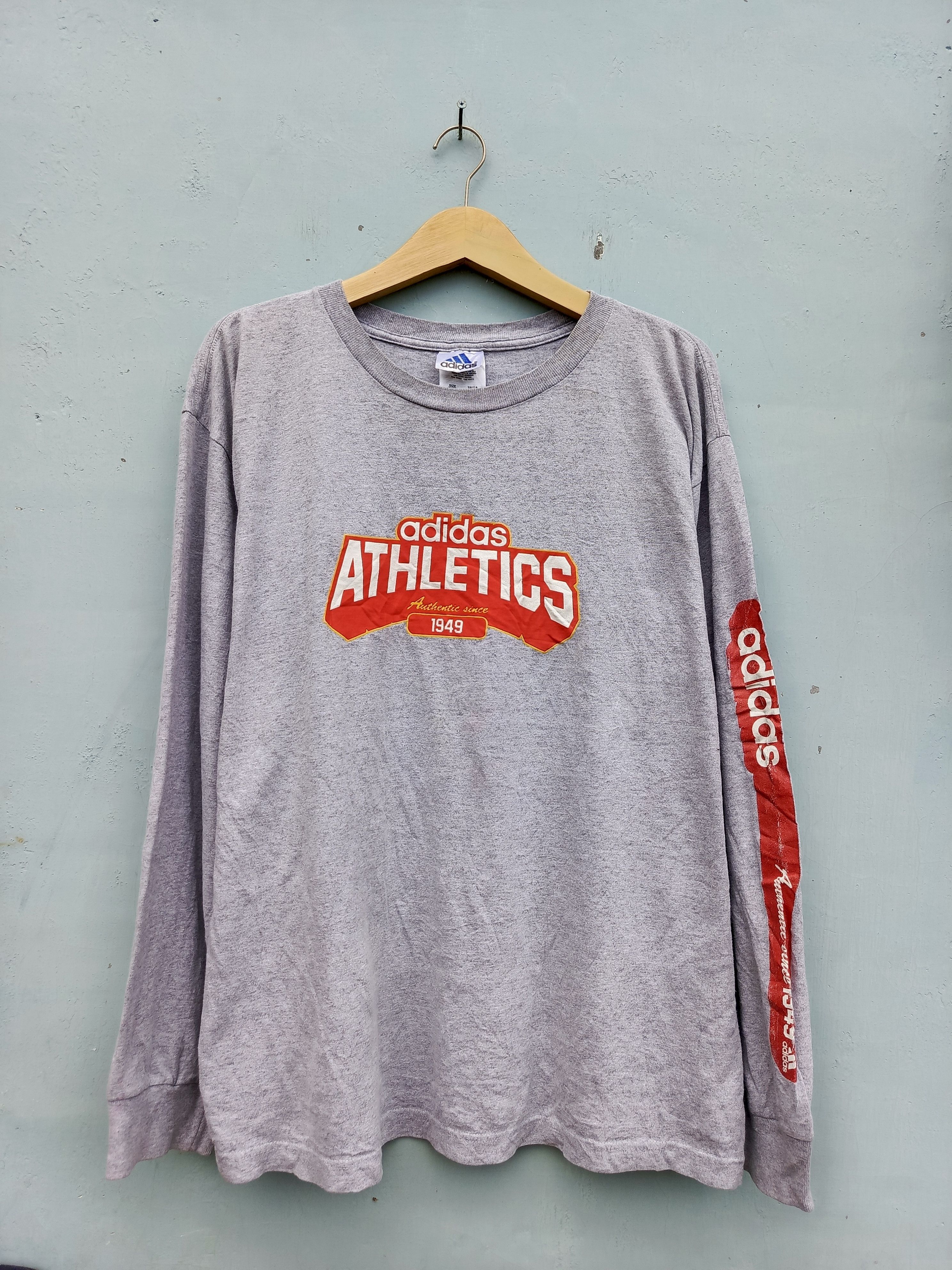 Adidas athletics vintage long sleeve t-shirts - Main Image