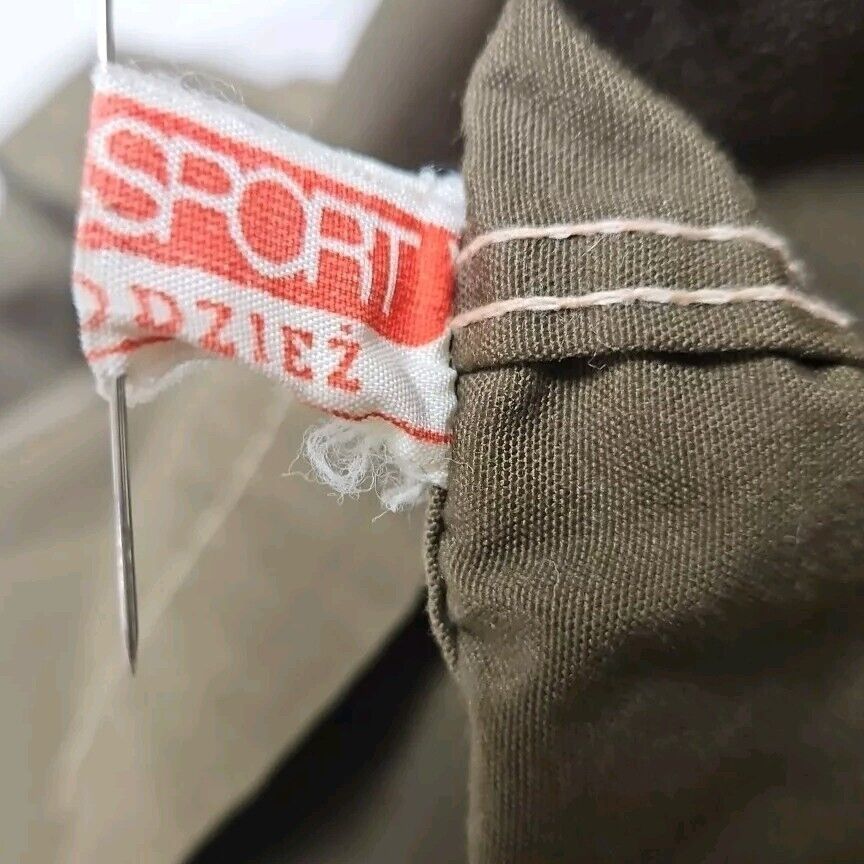 Vintage Polsport Lace Up Hoodie Mens S/M Khaki Canvas Pullover 1960s Size US S / EU 44-46 / 1 - 9 Thumbnail