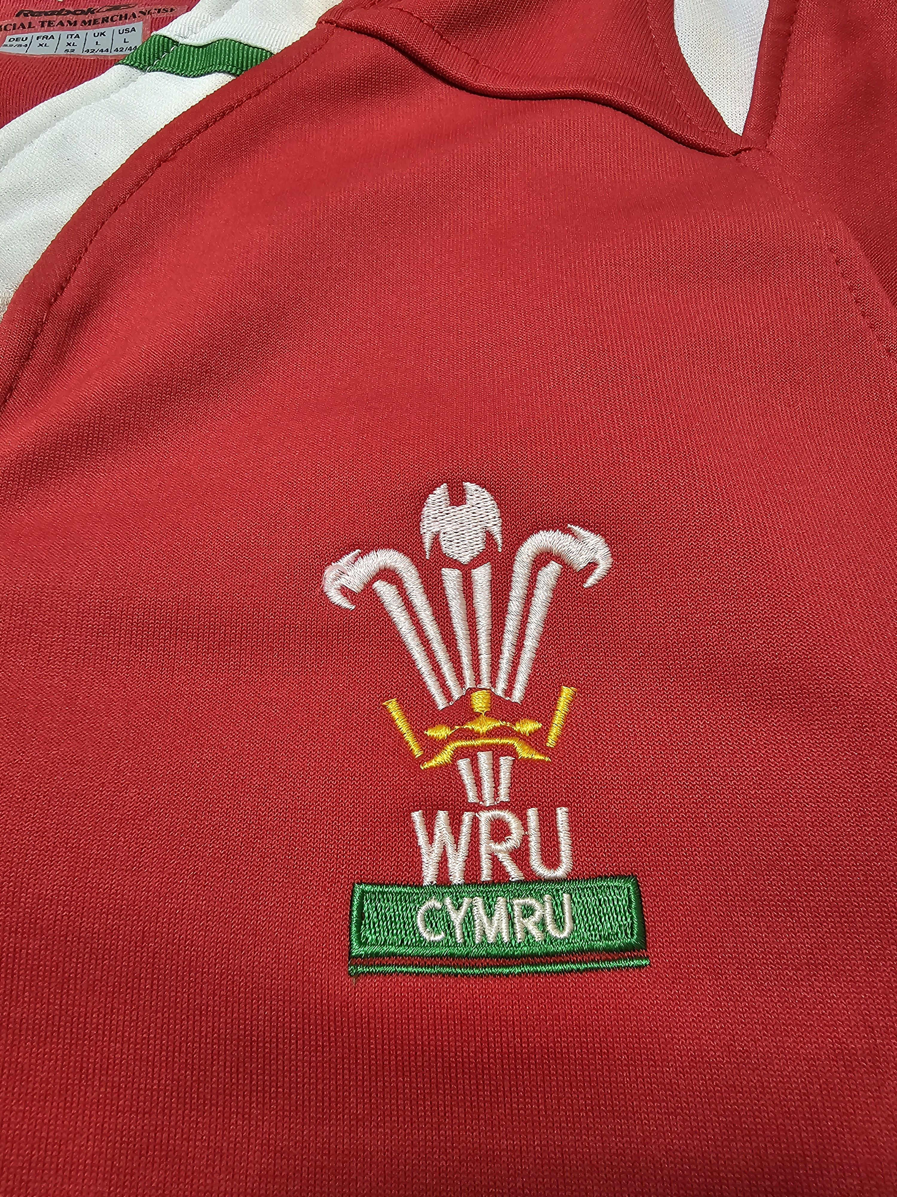 Reebok WALES RUGBY JERSEY VINTAGE 2004 2006 WRU RUGBY SHIRT Size US XL / EU 56 / 4 - 4 Thumbnail