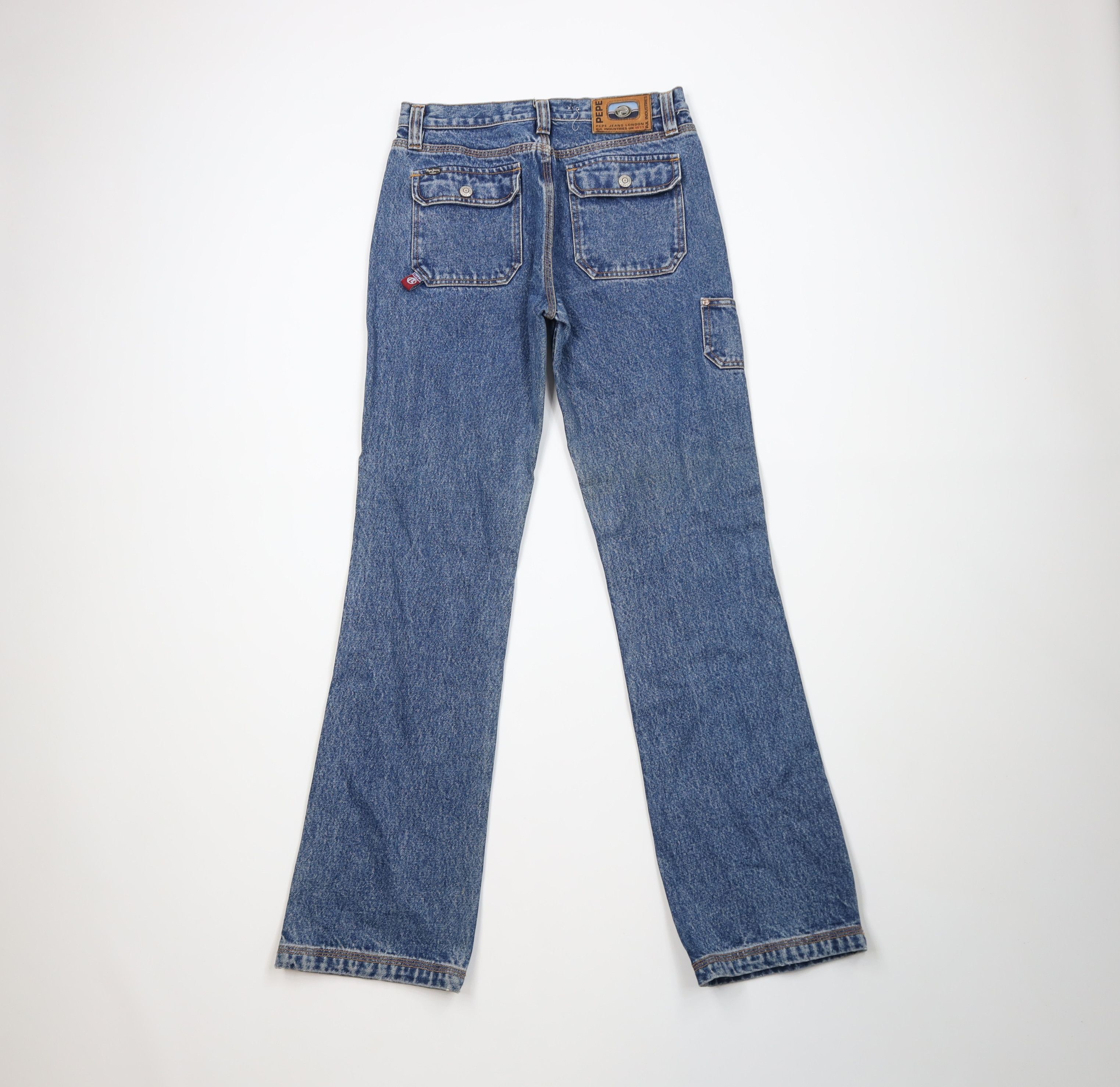 Pepe Jeans Vintage 90s Pepe Jeans Straight Leg Dungaree Denim Jeans Size US 28 / EU 44 - 11 Thumbnail