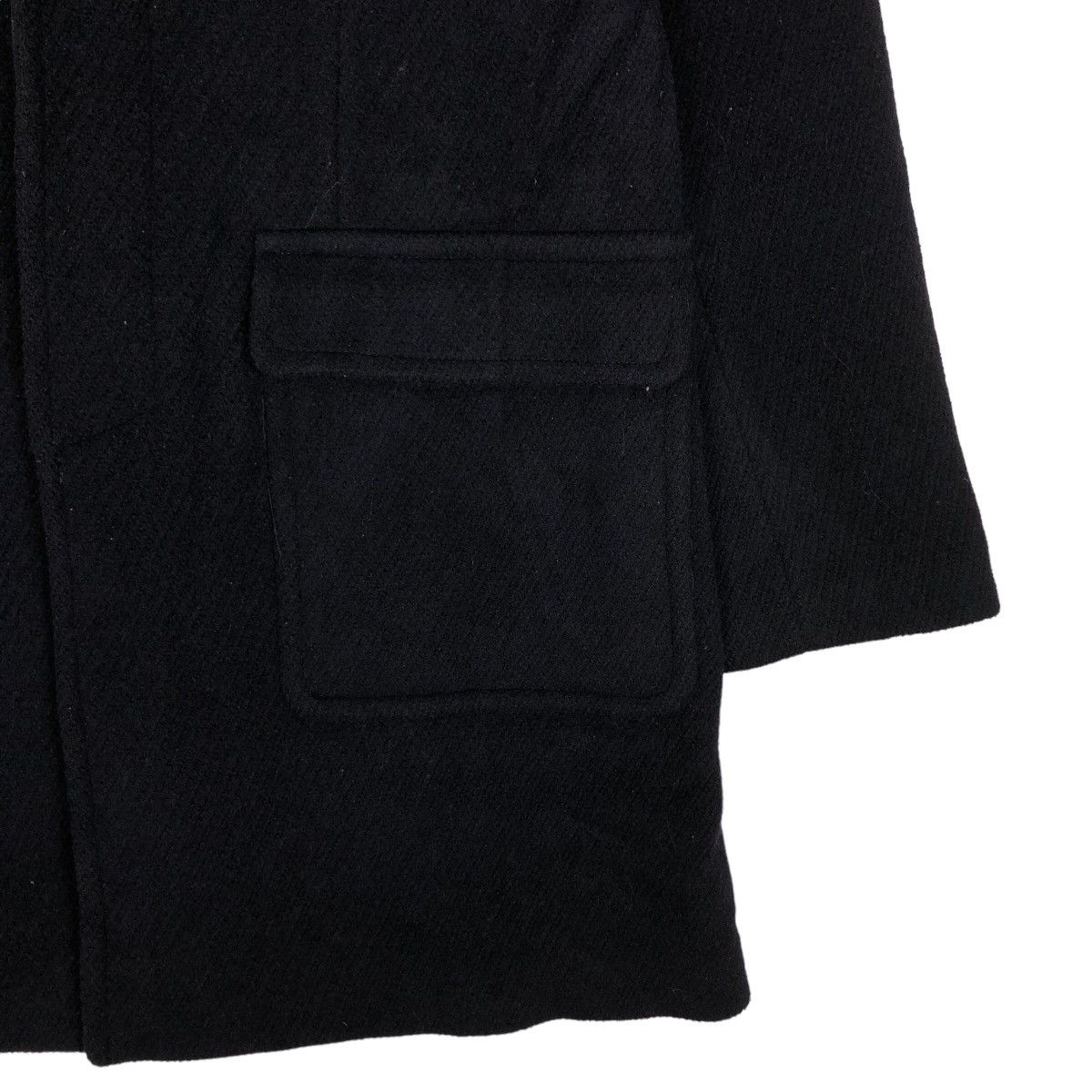 Comme Ca Ism 🔥Rich Black - Long Fly Coats Wool Jacket Comme Ca Ism Size US M / EU 48-50 / 2 - 5 Thumbnail