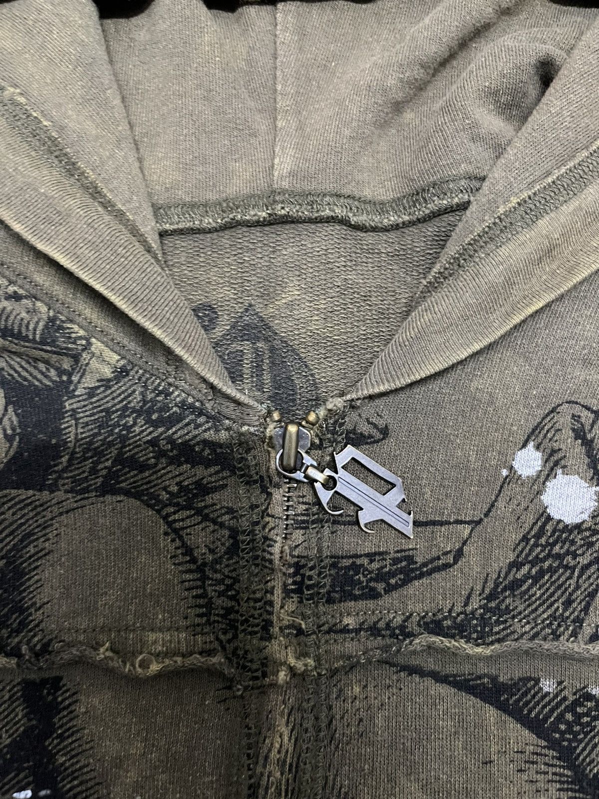 Affliction 💥PATHWAY USA Punk Reconstructed Baby Saint Skull Matty Style Size US M / EU 48-50 / 2 - 10 Thumbnail