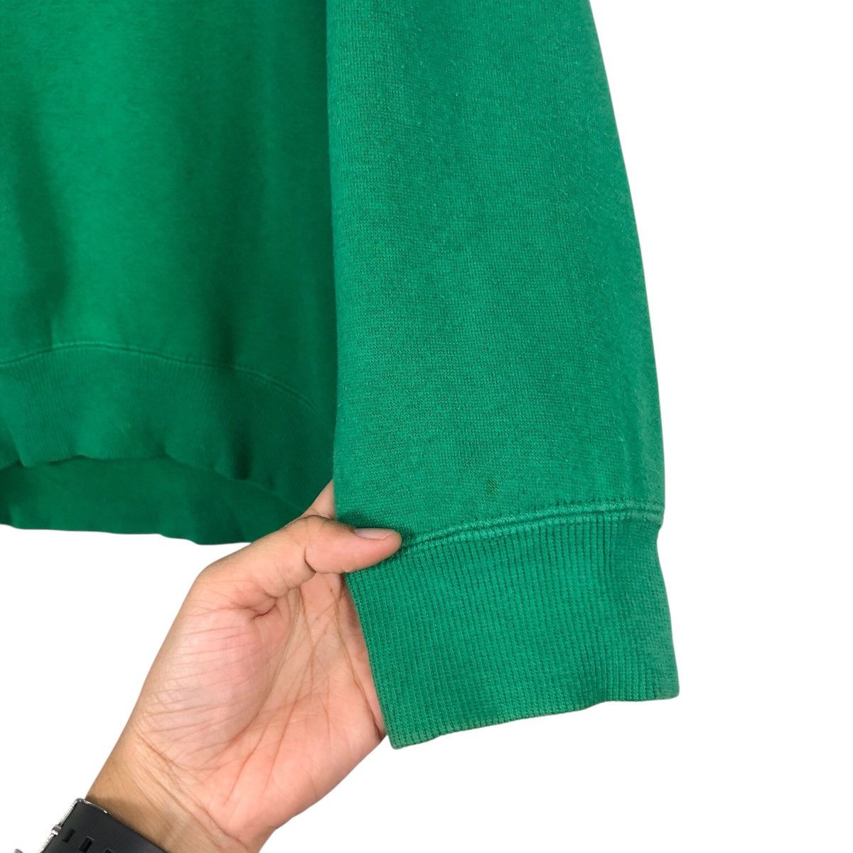 Japanese Brand × Vintage 📌Vintage Crewneck Sweatshirt Champion Rich Green Size US M / EU 48-50 / 2 - 11 Thumbnail