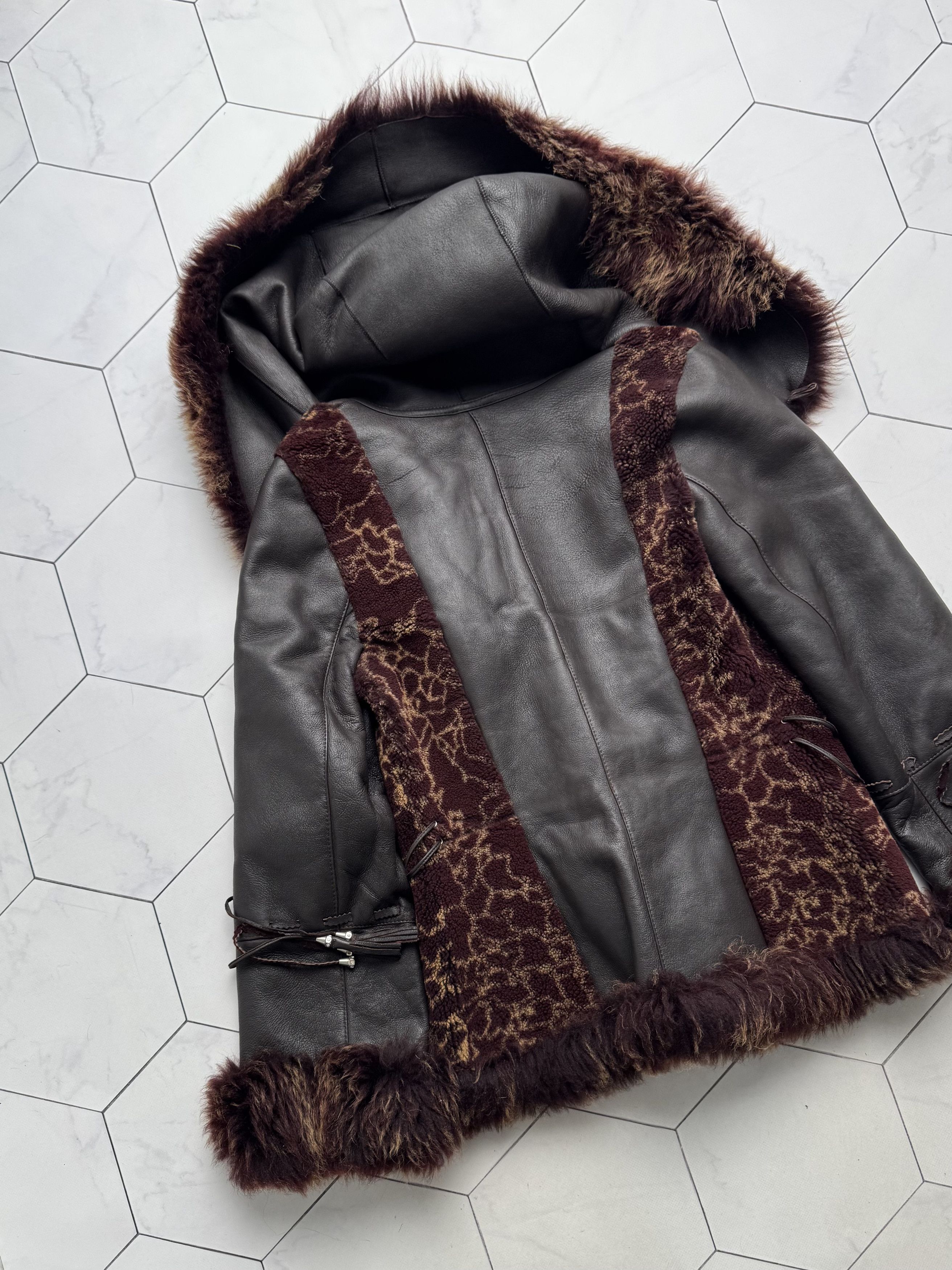 Vintage Vintage Real Sheepskin Hooded Jacket (B550)E2D15 Size M / US 6-8 / IT 42-44 - 13 Thumbnail