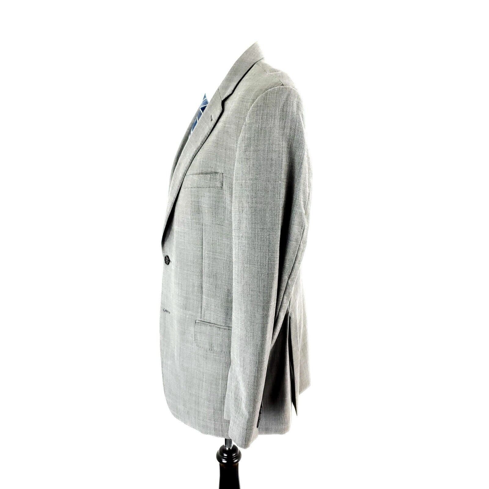 Jos. A. Bank Jos A Bank Signature Gold Wool 2 Button Suit Jacket 40S Whit Size 40S - 4 Thumbnail