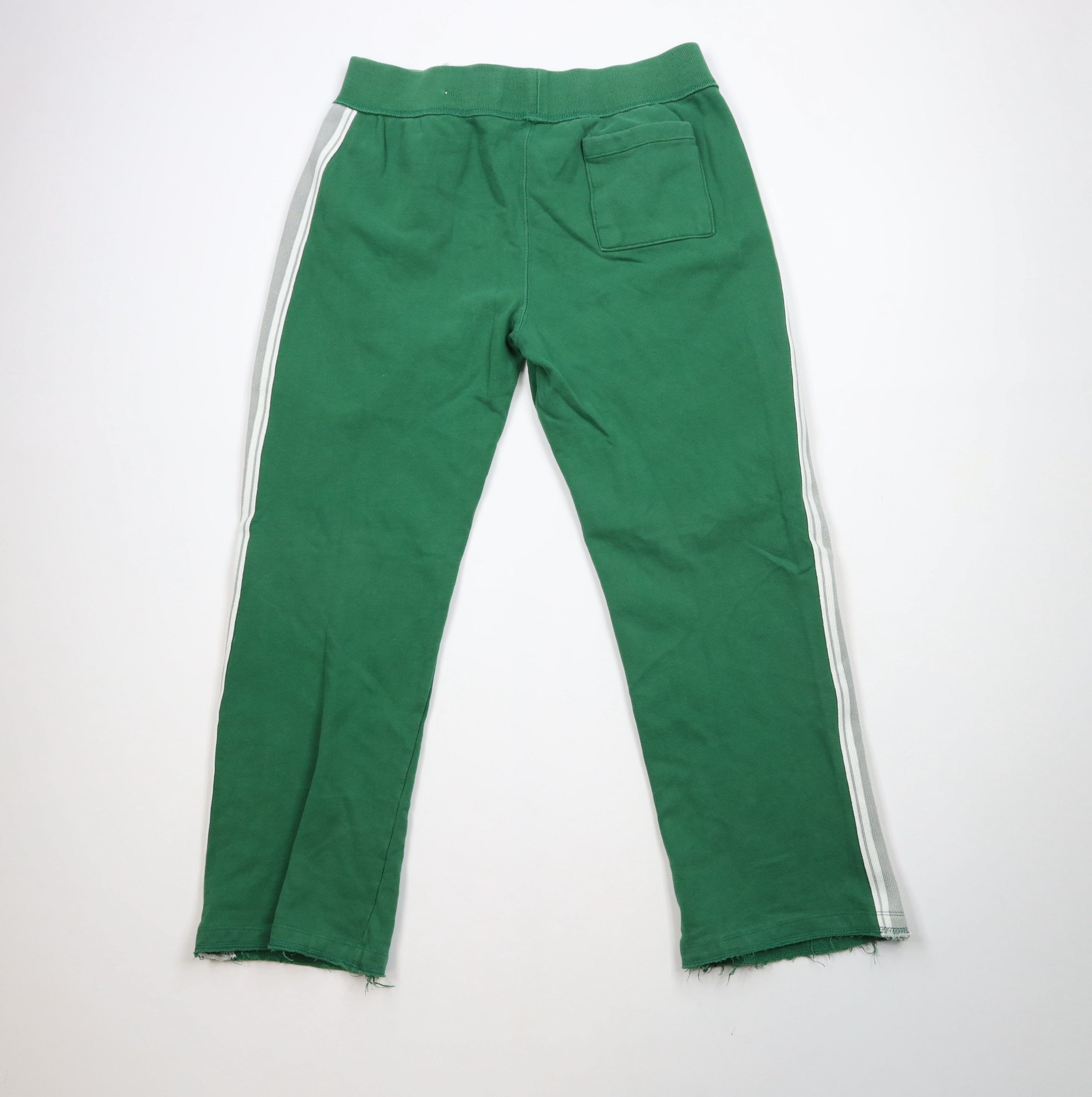Aeropostale × Vintage Vintage 90s Y2K Aeropostale Spell Wide Leg Sweatpants Green Size US 36 / EU 52 - 9 Thumbnail
